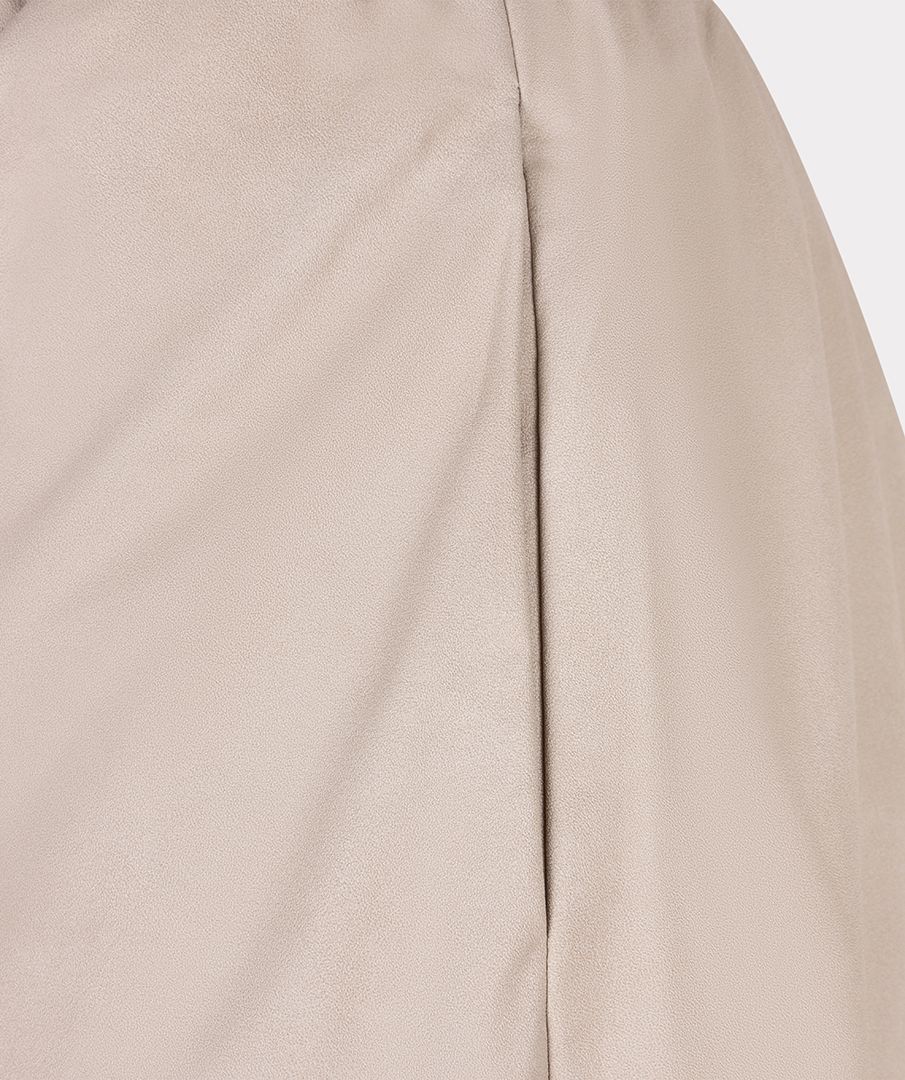 Esqualo Skirt long lightweight PU 755 light taupe 2900159364146