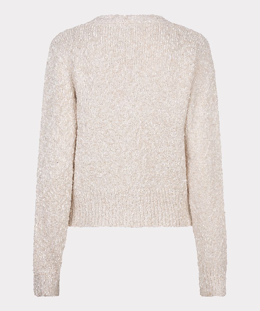 Esqualo Cardigan fancy button 120 off white 2900159365037