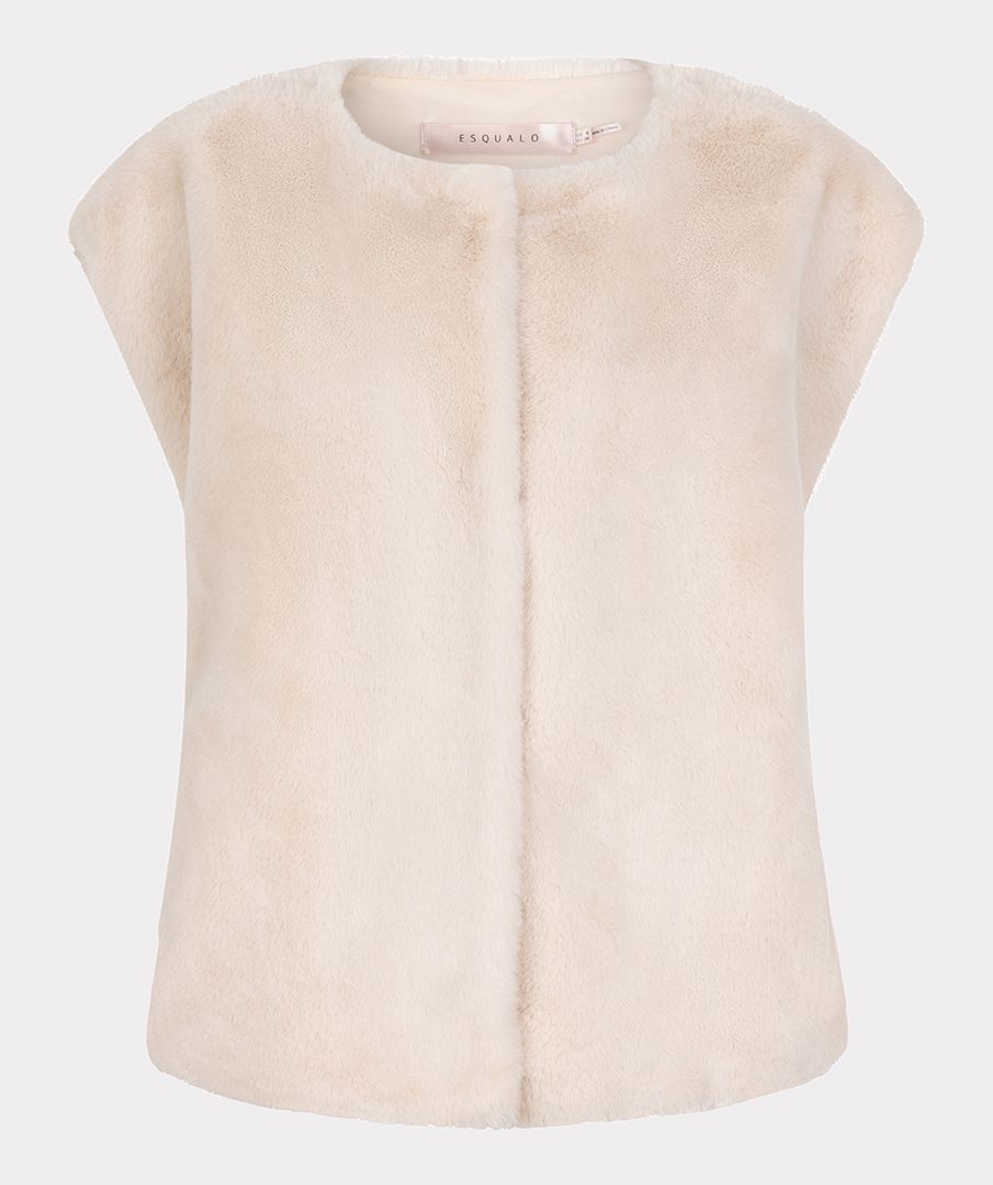 Esqualo Bodywarmer fake fur 165 natural 00114691-EKA26009300000042