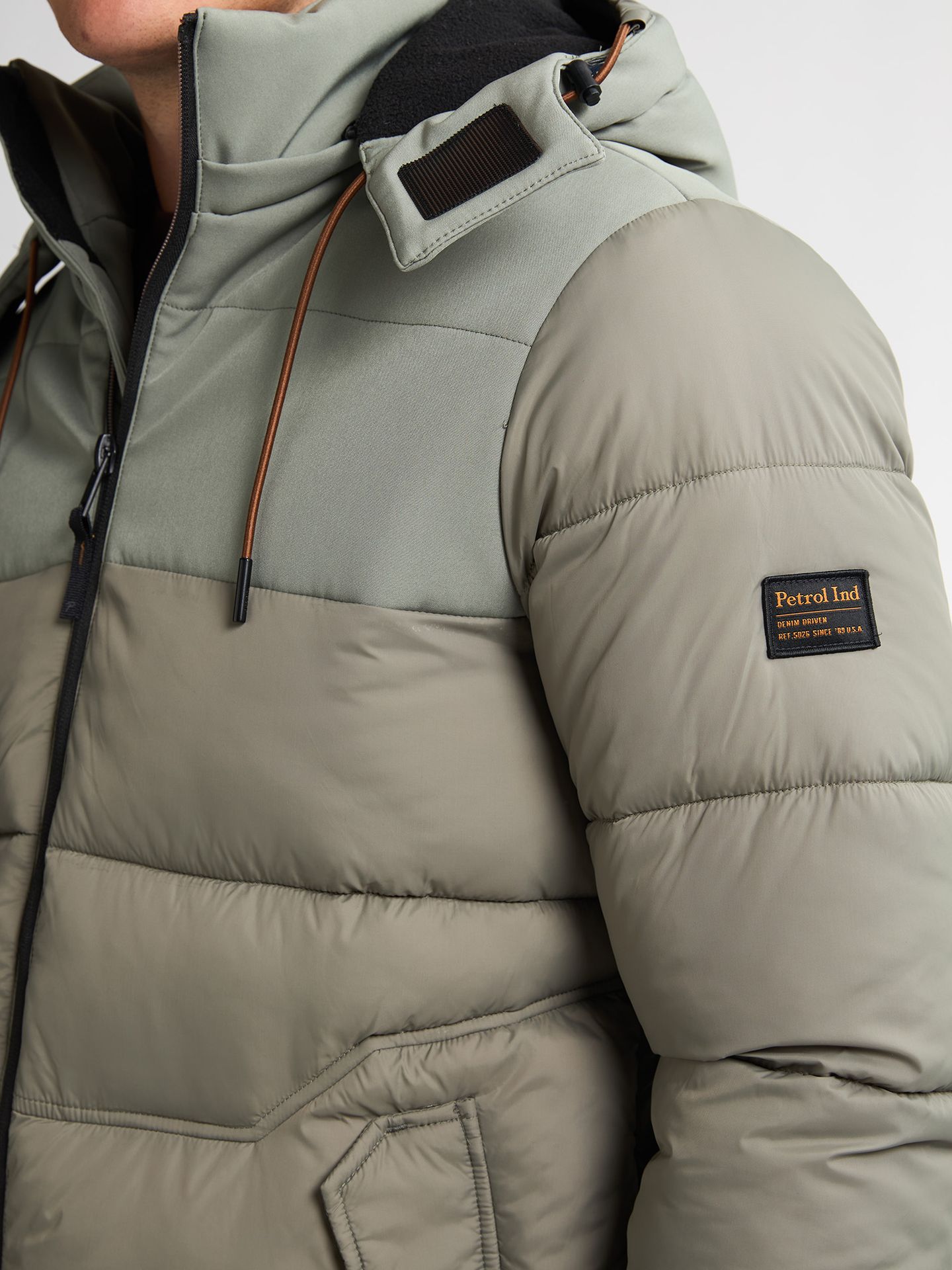 Petrol Industries Men Jacket Padded 6174 mossy stone 2900159374091 Petrol Industries Men Jacket Padded 6174 mossy stone 2900159374091