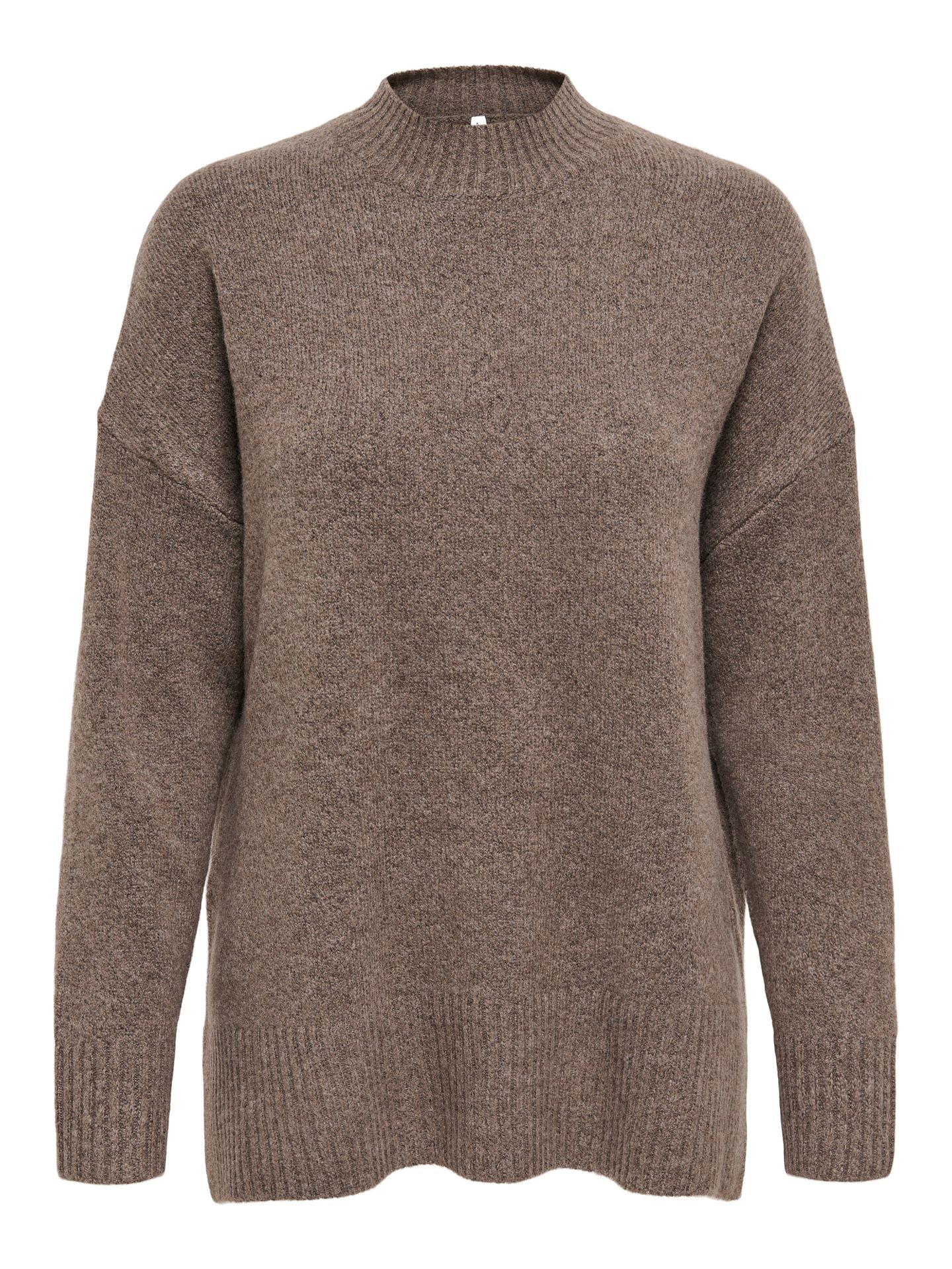 Only ONLHAZEL LS HIGHNECK OVERS PULL KNT Brown Lentil/GAMES 00114700-EKA26011400001222
