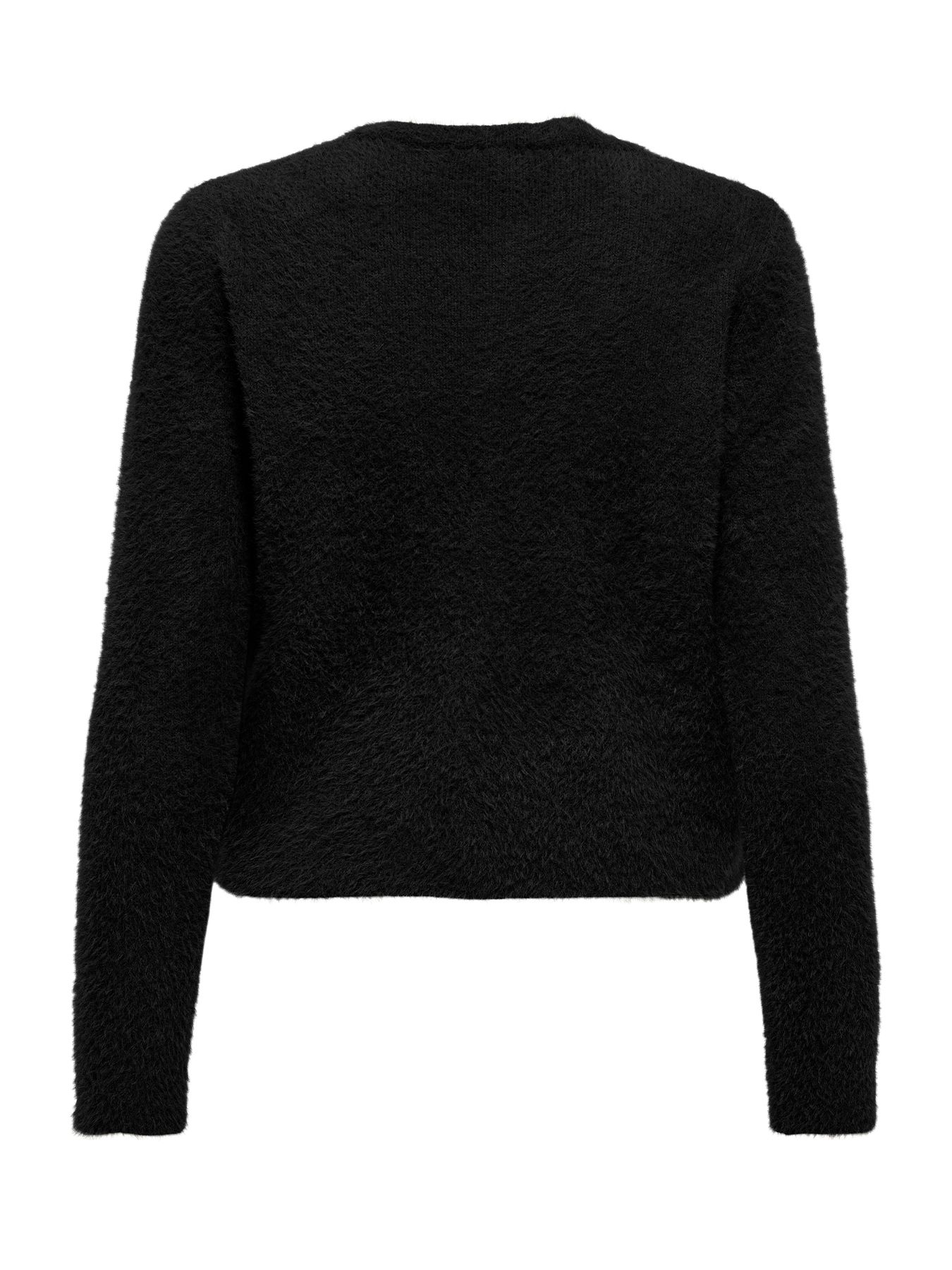 Only ONLPETRA LS PEARL O-NECK CARDI CC K Black/LEO AOP 2900159379041