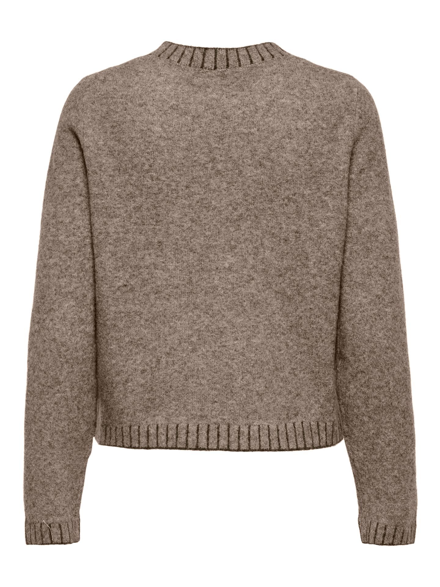 Only ONLFINA LS STITCH O-NECK CC KNT Fungi/Birch/Mel 2900159381013