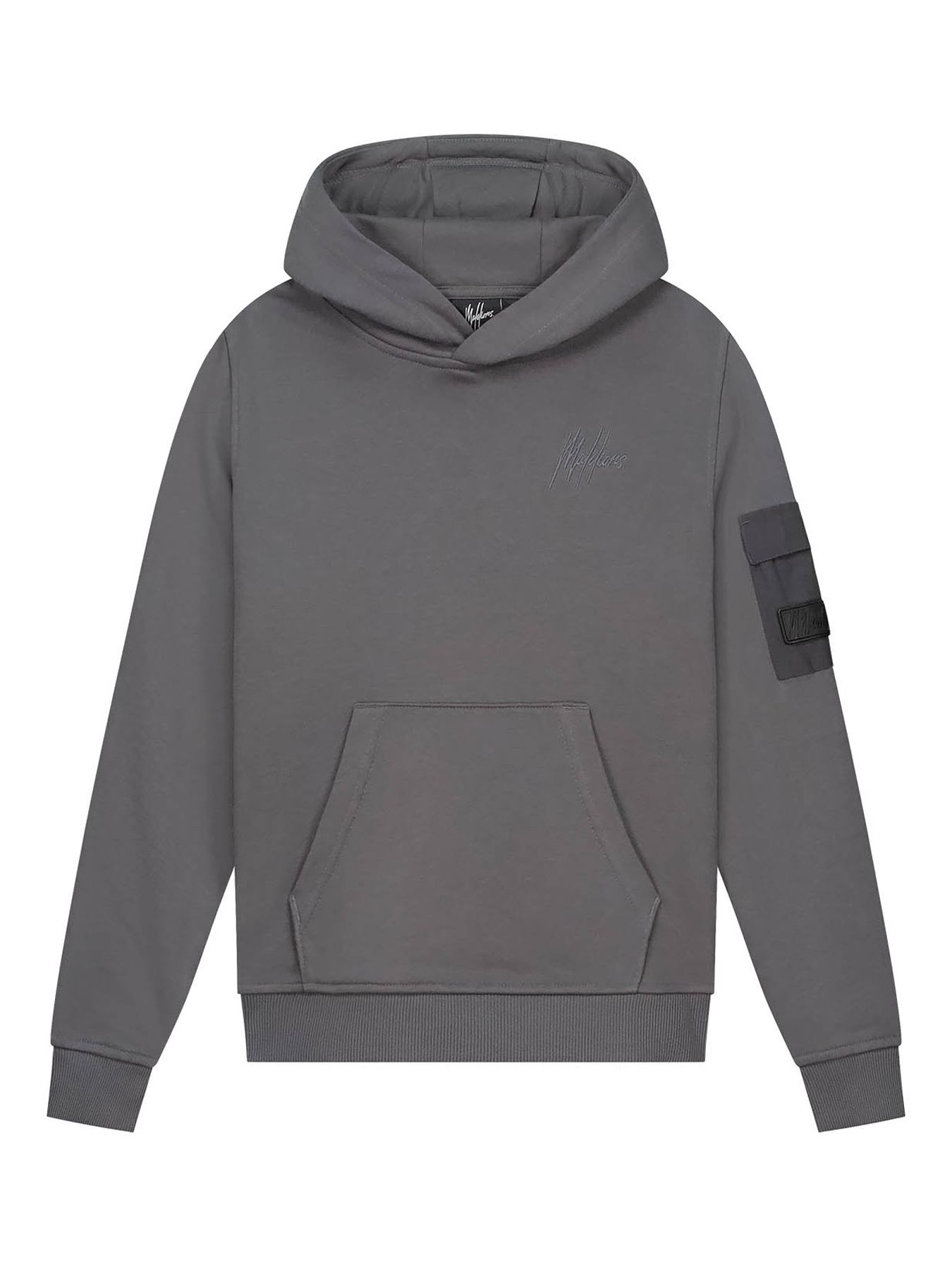 Malelions Junior Nylon pocket hoodie Anthracite 00114706-9073