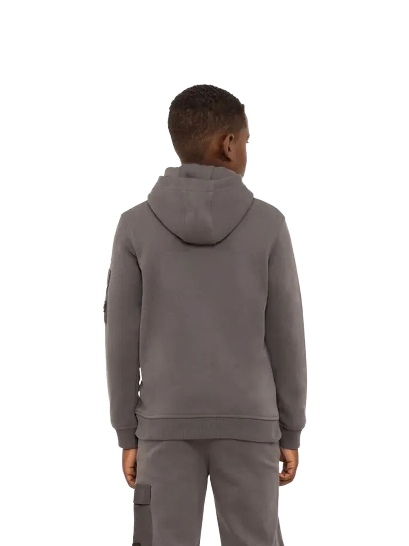 Malelions Junior Nylon pocket hoodie Anthracite 2900159386018