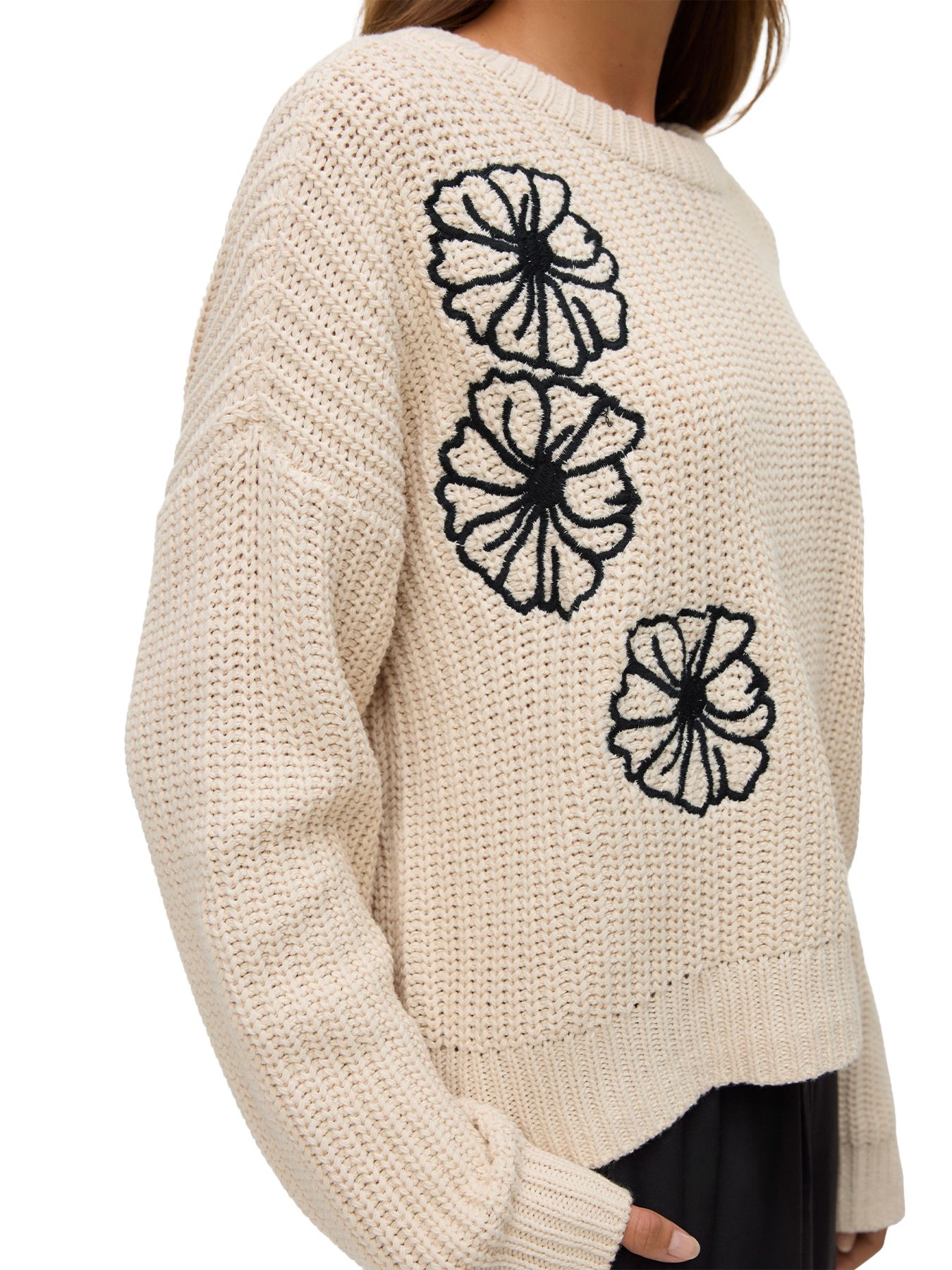 Vero Moda VMLAURA LS O-NECK PULLOVER BOO Birch/Dicte 2900159391036