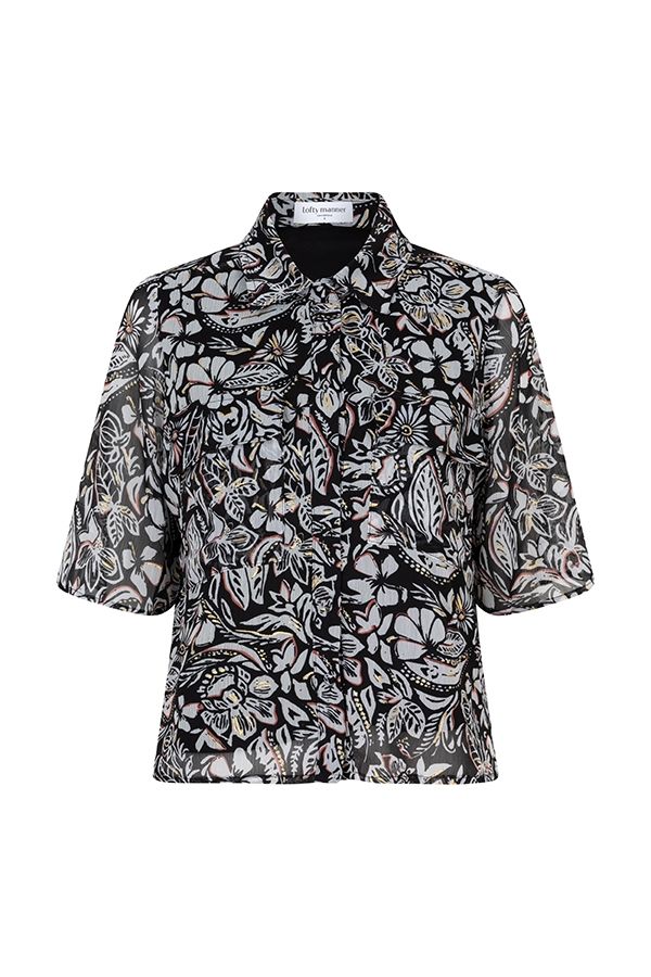 Lofty Manner Blouse Kalea 814 hawai flower print 00114710-EKA26013300000058