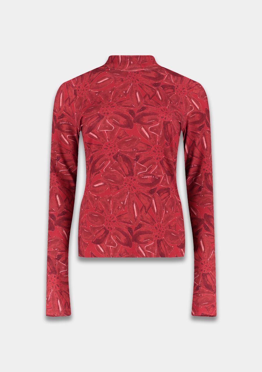 Harper & Yve JANE-LS 316 ruby red flower 2900159407072