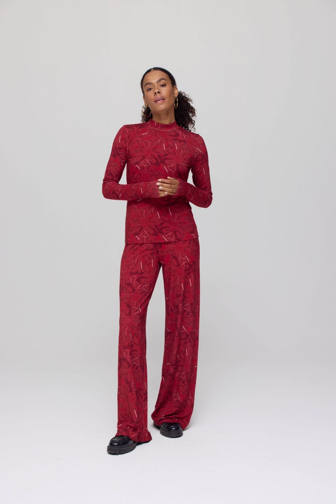 Harper & Yve JANE-LS 316 ruby red flower 2900159407072