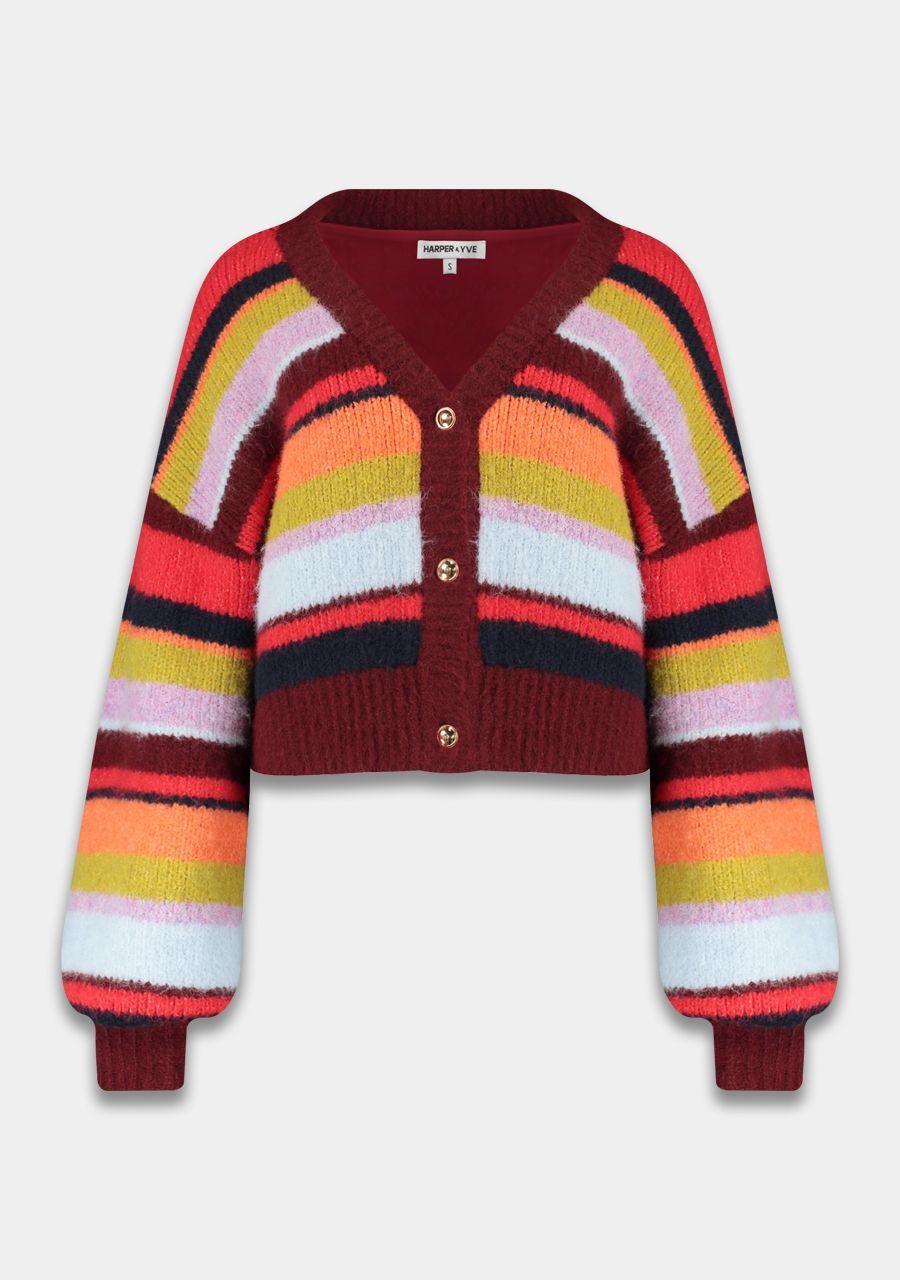 Harper & Yve NOOR-CA 1255 stripe multi racing red 2900159409021