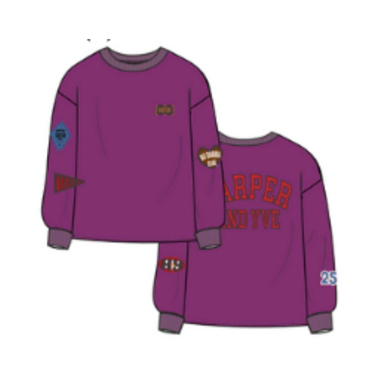 Harper & Yve PATCH-SW 934 violet dream 00114728-EKA26014200000015