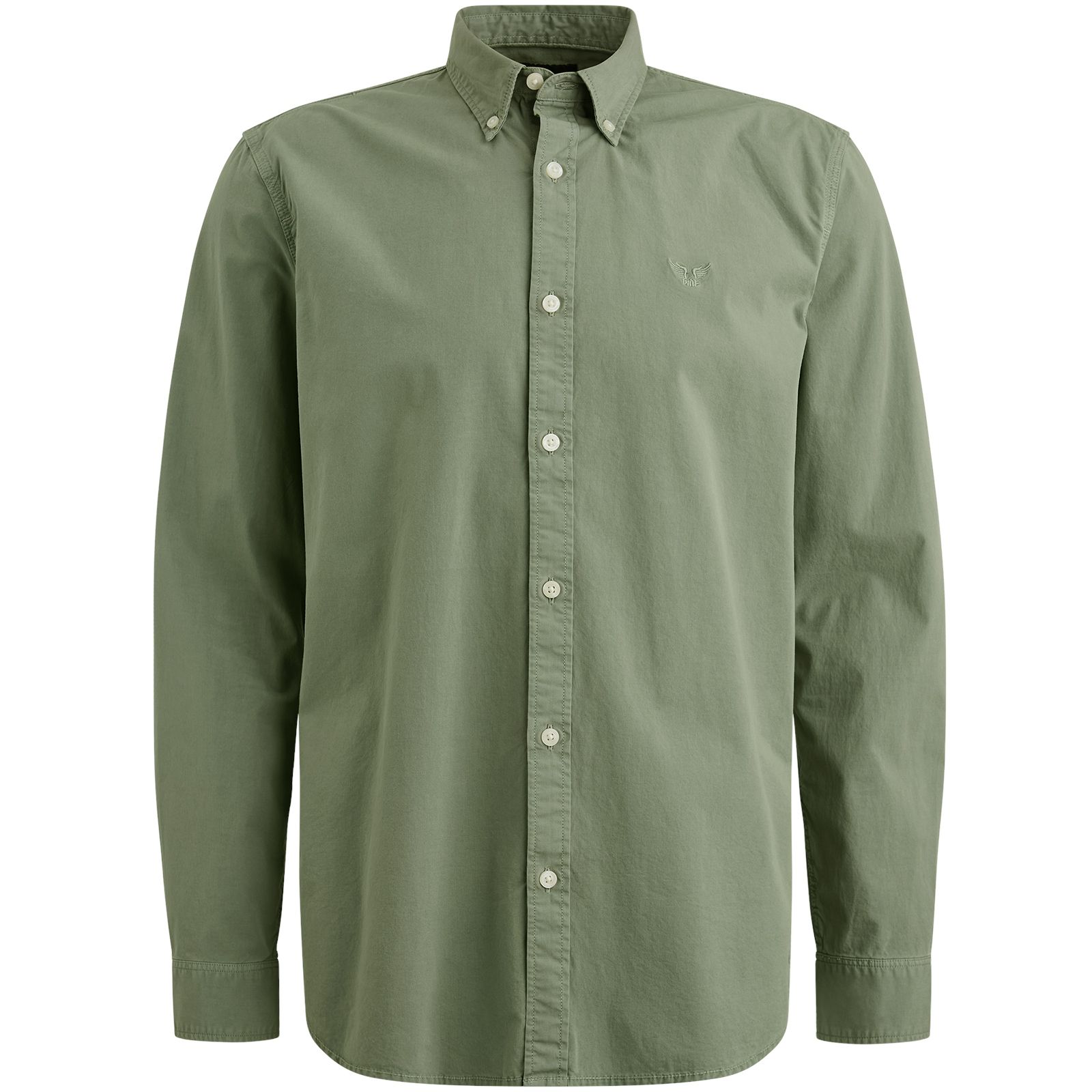 Pme Legend LONG SLEEVE SHIRT American Classi Chinois Green 2900159417040