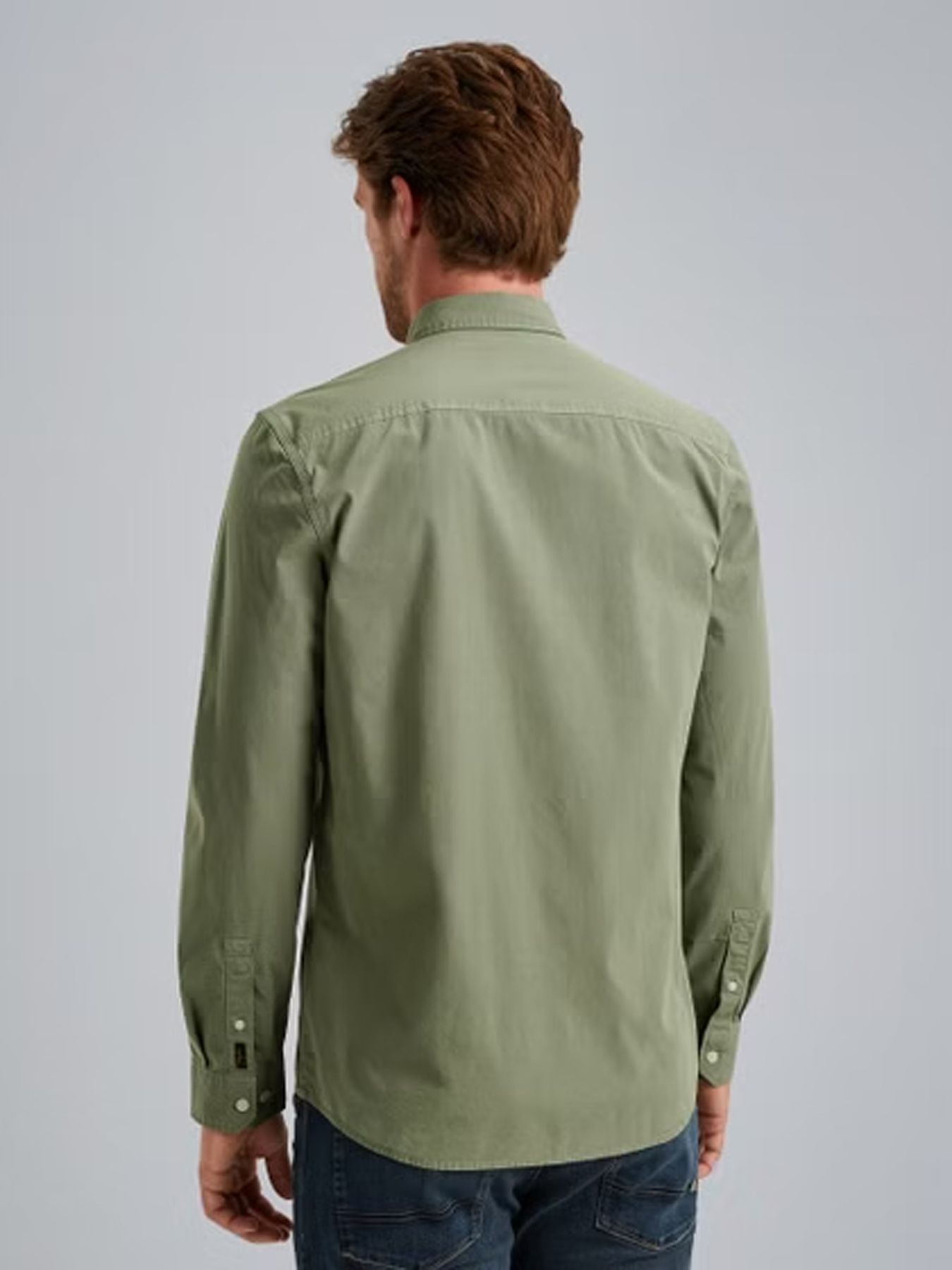 Pme Legend LONG SLEEVE SHIRT American Classi Chinois Green 2900159417033
