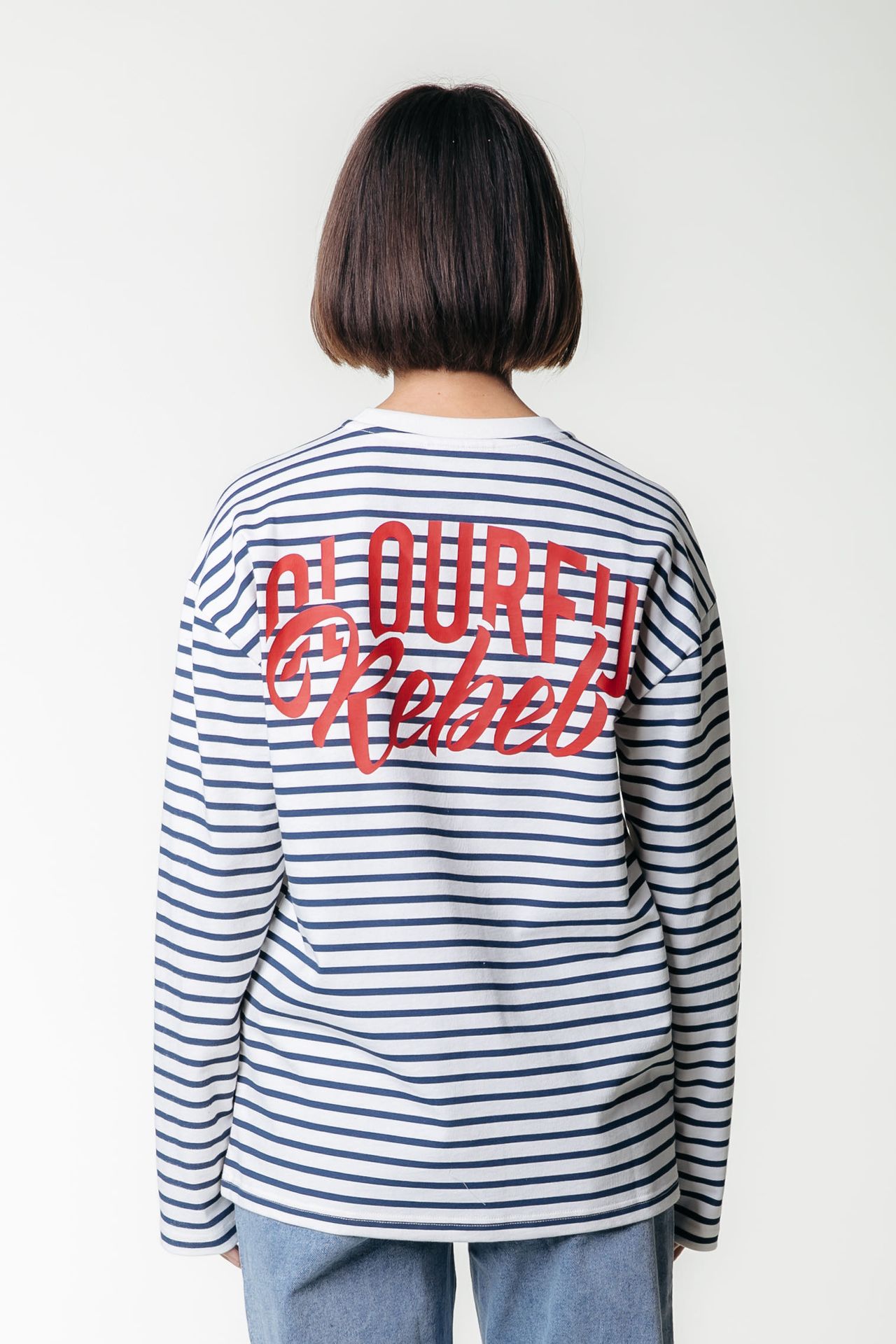 Colourful Rebel Bold Logo Longsleeve 112 off white 00114734-EKA26011600000004