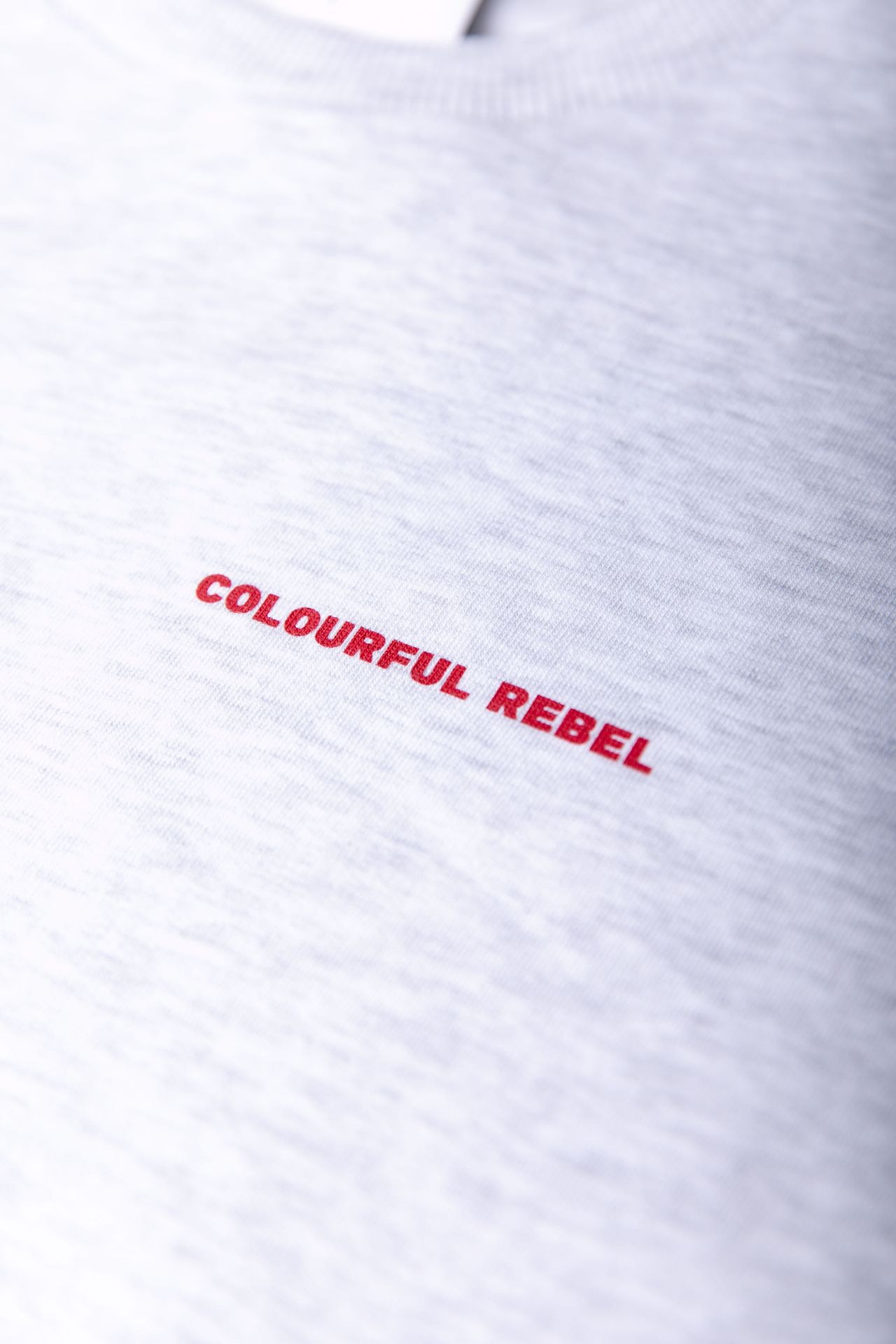 Colourful Rebel Flower Square Dropped Shoulder Sweat 213 light grey melange 2900159425021 Colourful Rebel Flower Square Dropped Shoulder Sweat 213 light grey melange 2900159425021