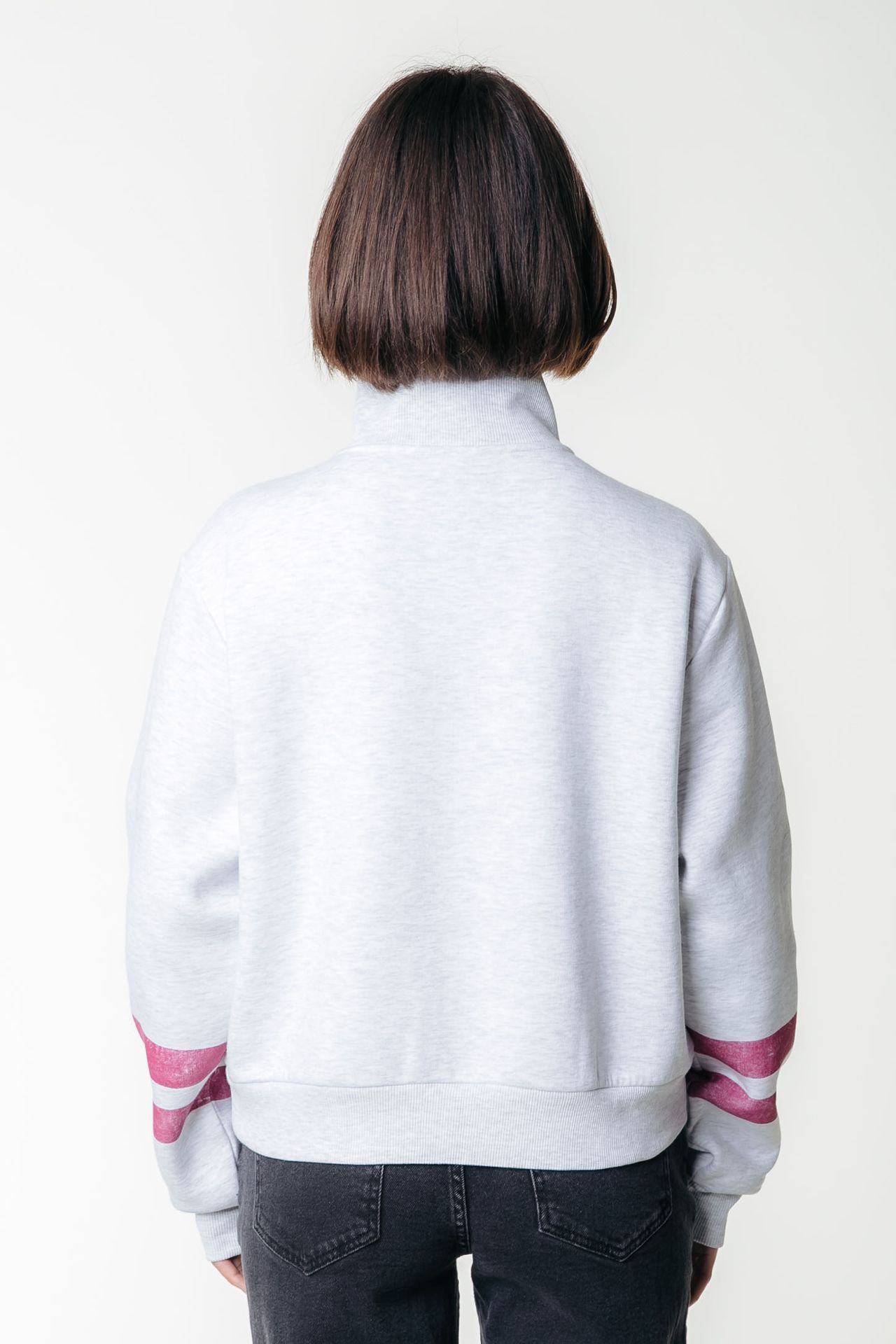 Colourful Rebel Varsity Logo Relaxed Zip Sweat 213 light grey melange 2900159427025 Colourful Rebel Varsity Logo Relaxed Zip Sweat 213 light grey melange 2900159427025