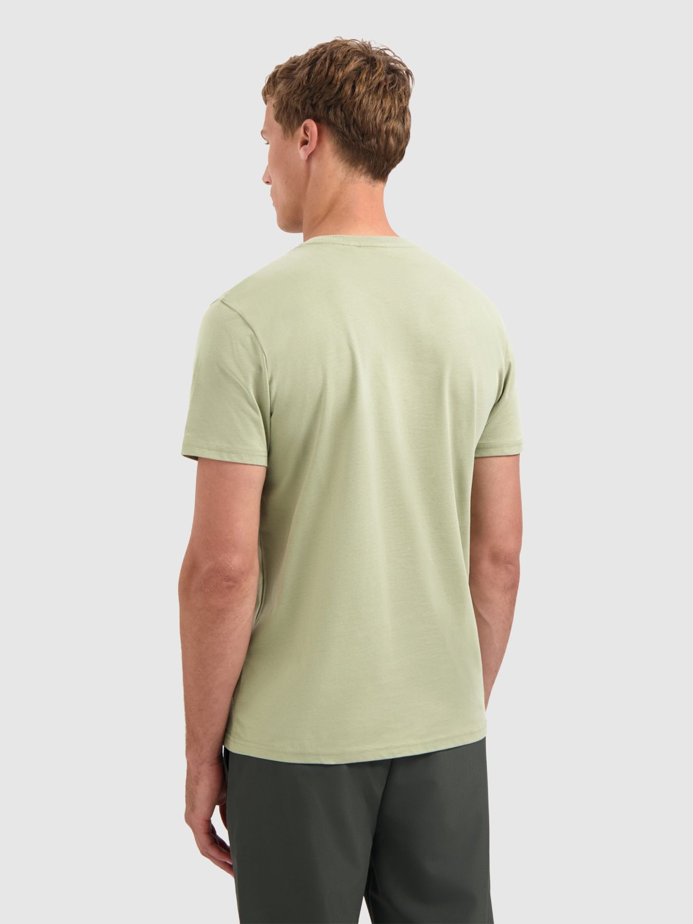 No Excess T-Shirt Crewneck Peached 197 light moss 2900159439066