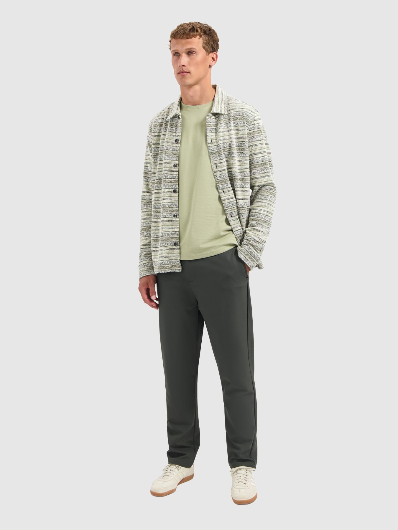 No Excess T-Shirt Crewneck Peached 197 light moss 2900159439066