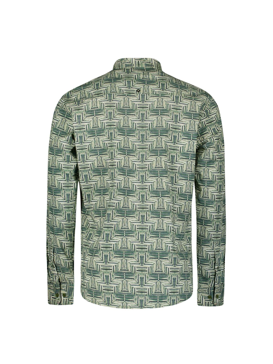 No Excess Shirt Stretch Allover Printed 052 dark green 2900159441076