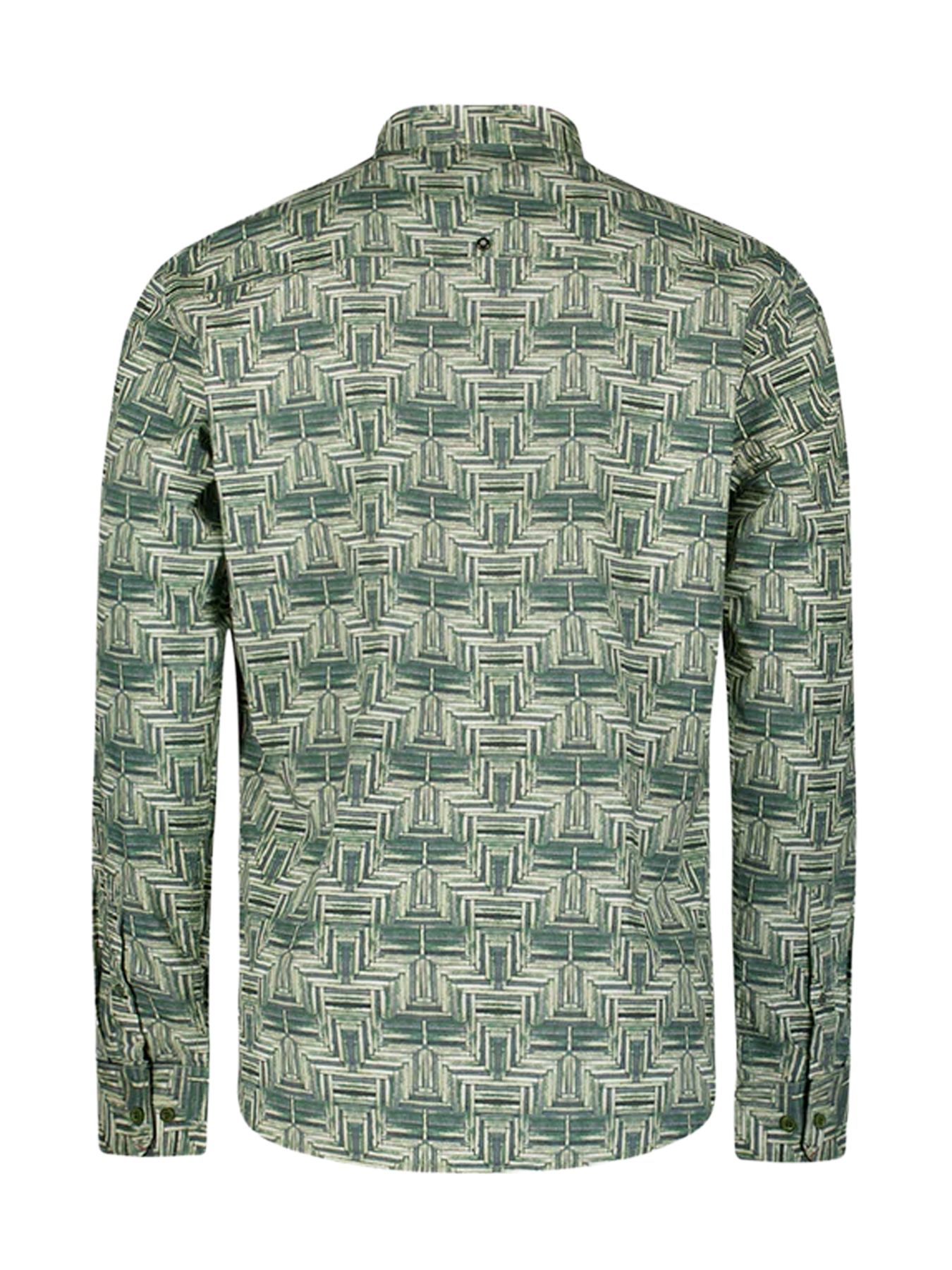No Excess Shirt Stretch Allover Printed 052 dark green 2900159441076