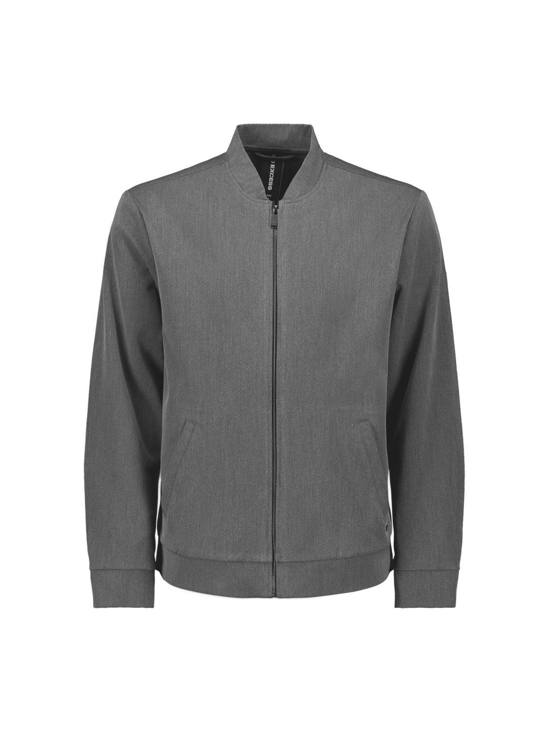 No Excess Jacket Shirt Bomber Melange Hybrid 102 grey melange 00114755-EKA14000100000103