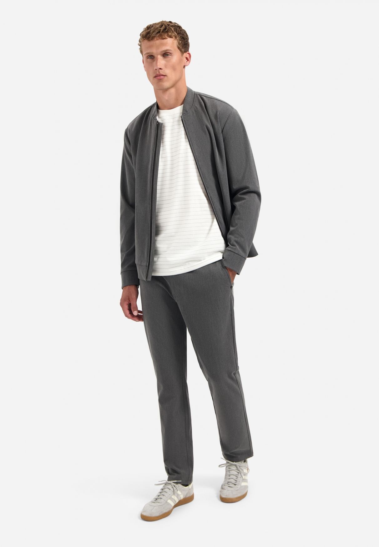 No Excess Pants Chino Stretch Melange 102 grey melange 2900159455073