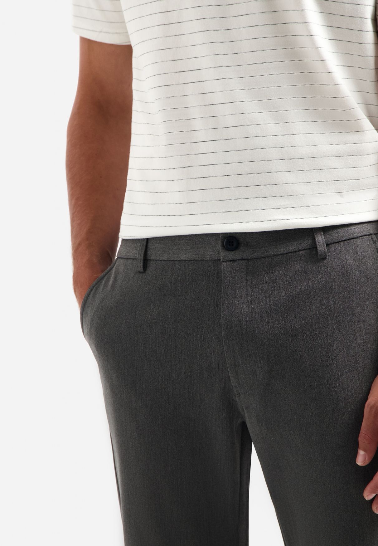 No Excess Pants Chino Stretch Melange 102 grey melange 2900159455073