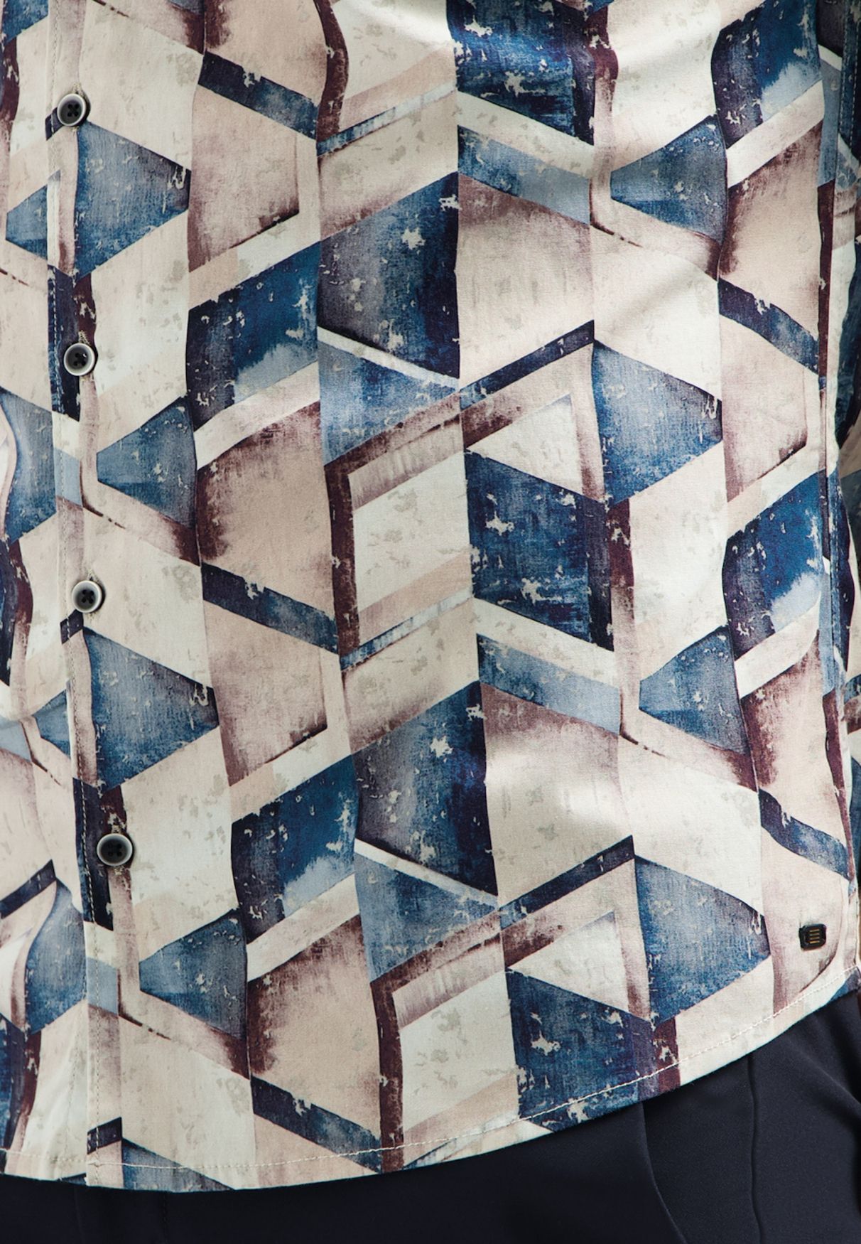 No Excess Shirt Stretch Allover Printed 078 night 2900159456063