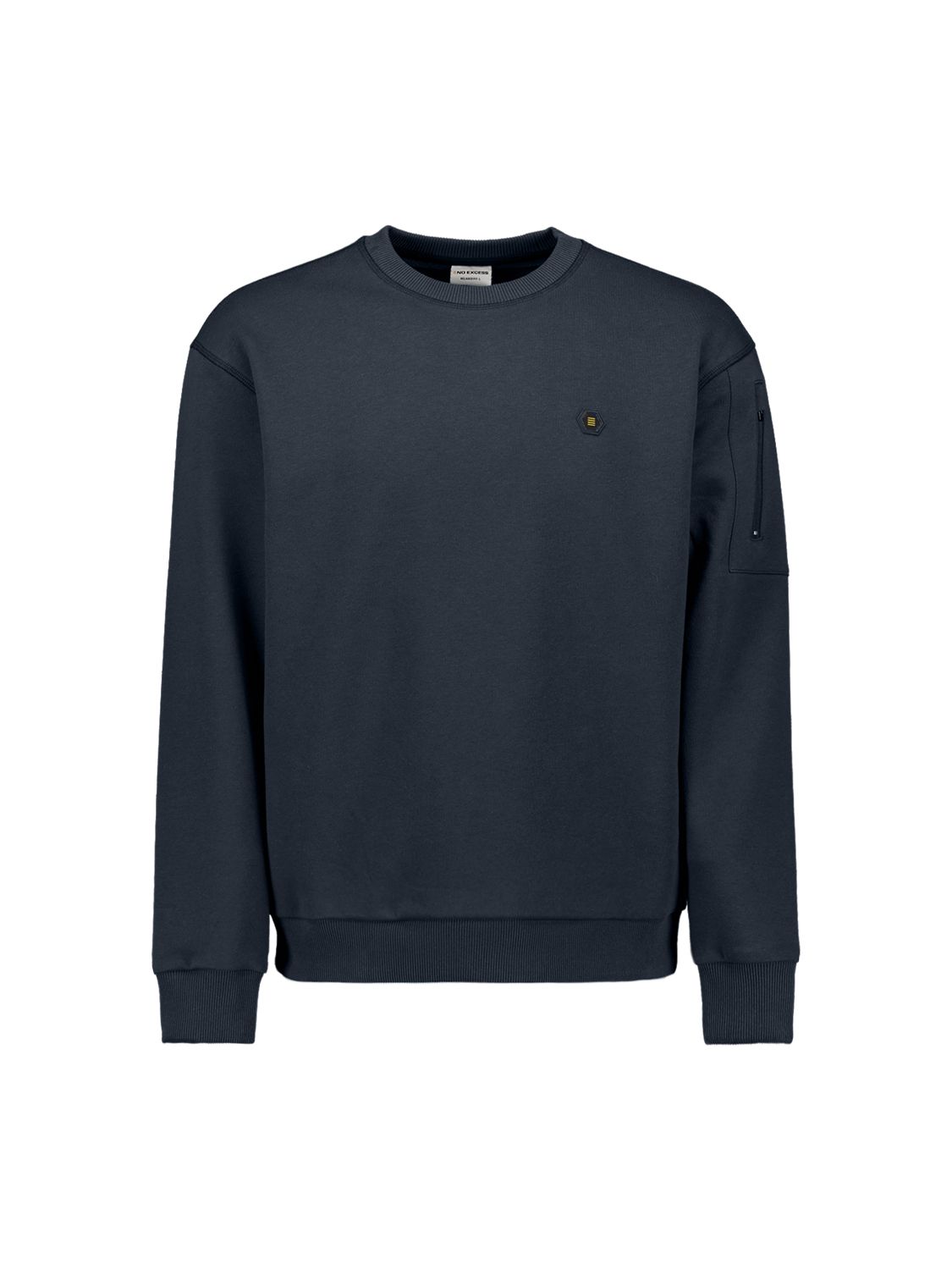 No Excess Sweater Crewneck Brushed inside 078 night 2900159461067