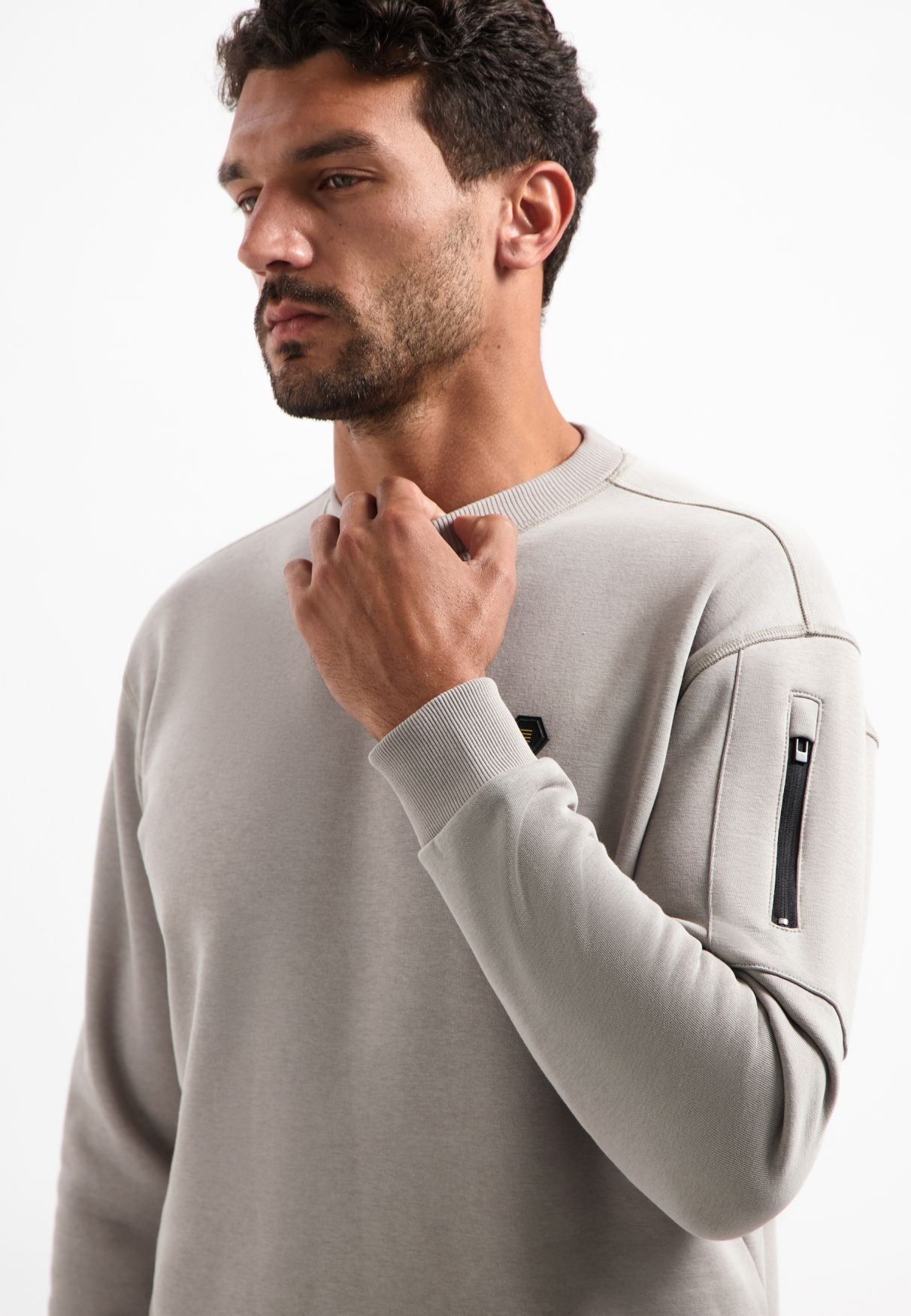 No Excess Sweater Crewneck Brushed inside 018 clay 2900159462071