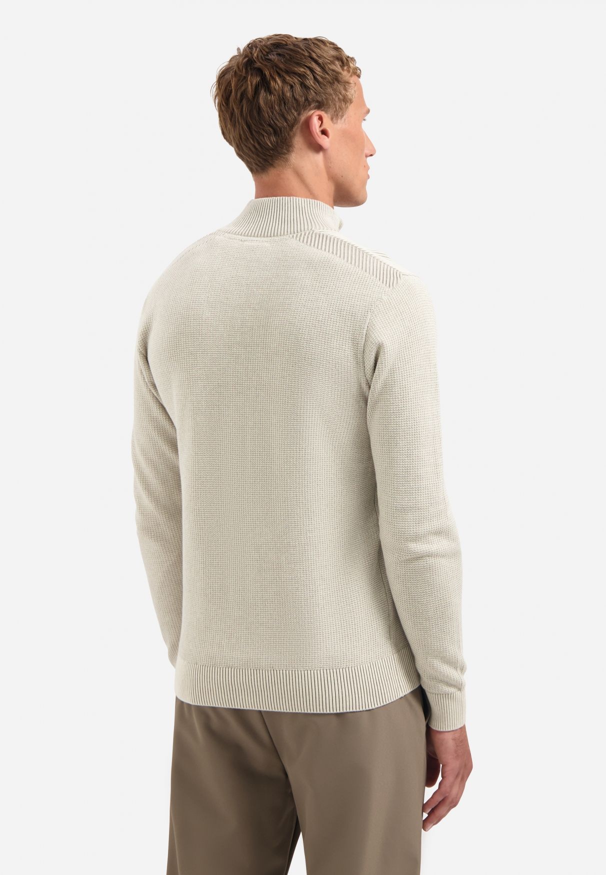 No Excess Pullover Half Zip Plated Structure Knit 013 kit 2900159464075