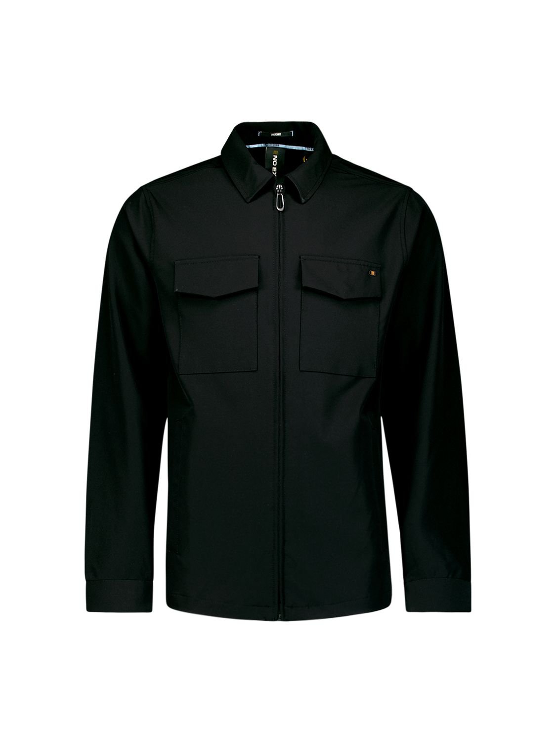 No Excess Overshirt Full Zipper Stretch Sedoc 020 black 2900159472070