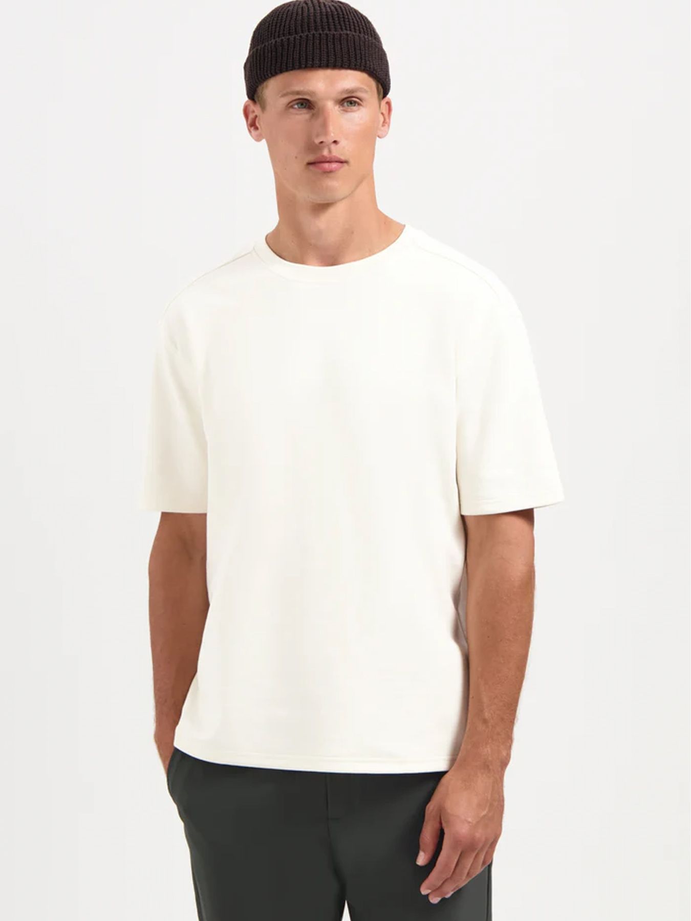 No Excess T-Shirt Crewneck Solid Heavy Interlock 011 offwhite 2900159479079