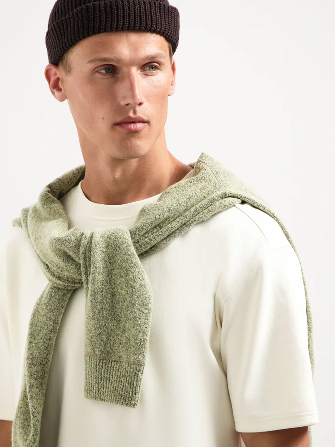 No Excess T-Shirt Crewneck Solid Heavy Interlock 011 offwhite 2900159479062