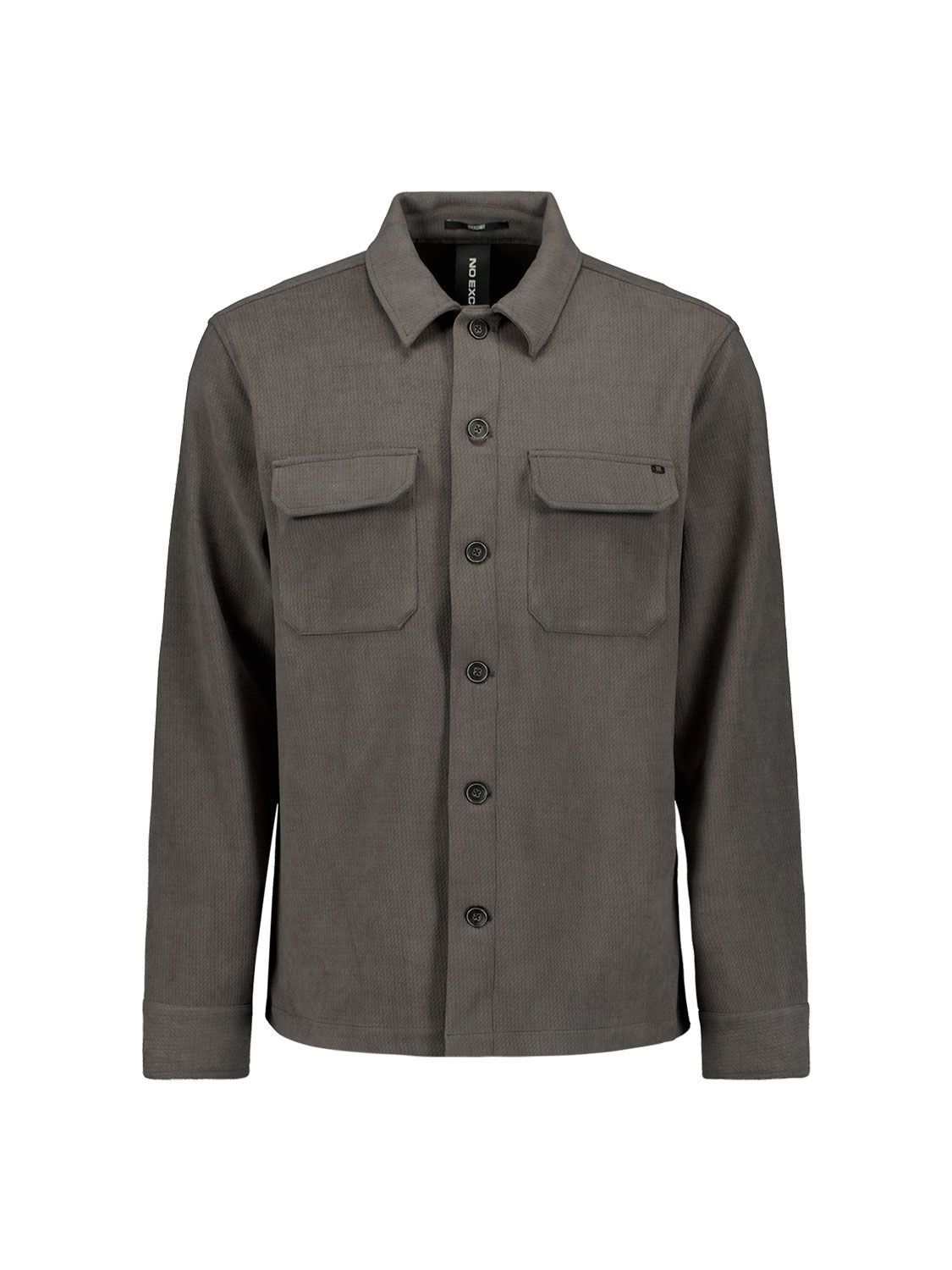No Excess Overshirt Button Corduroy 118 dark clay 00114780-EKA14000100000107