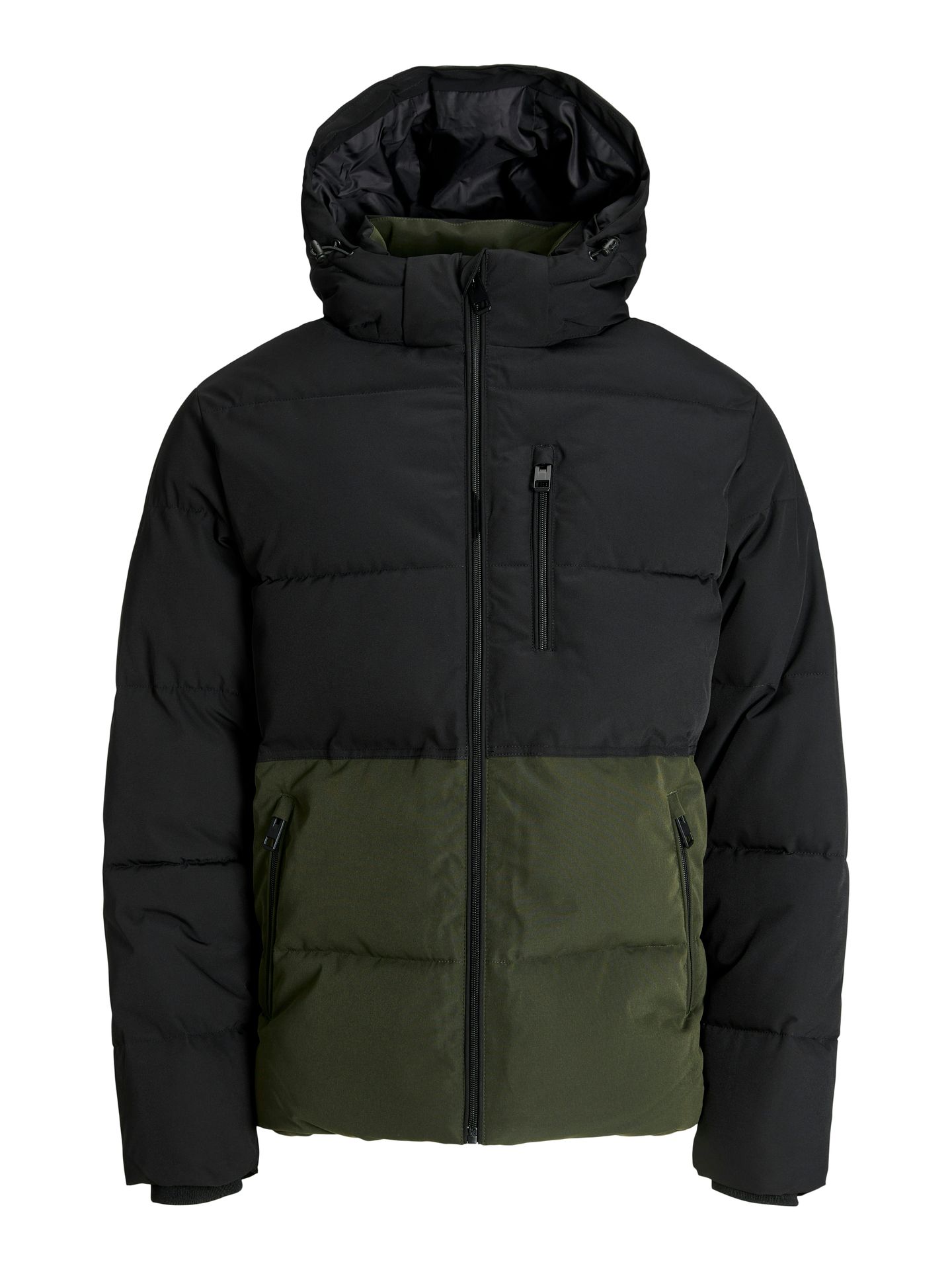 Jack & Jones JJEOWEN PUFFER SN Rosin/BLACK BLOCKING 00114810-EKA26011400000969