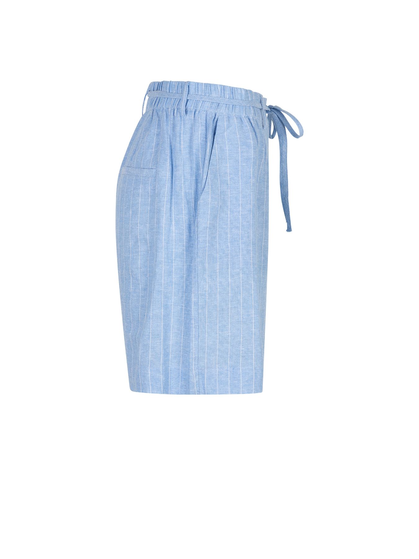 Red Button Cami Short Linen/Visco Pinstripe Light Blue31 2900159545064