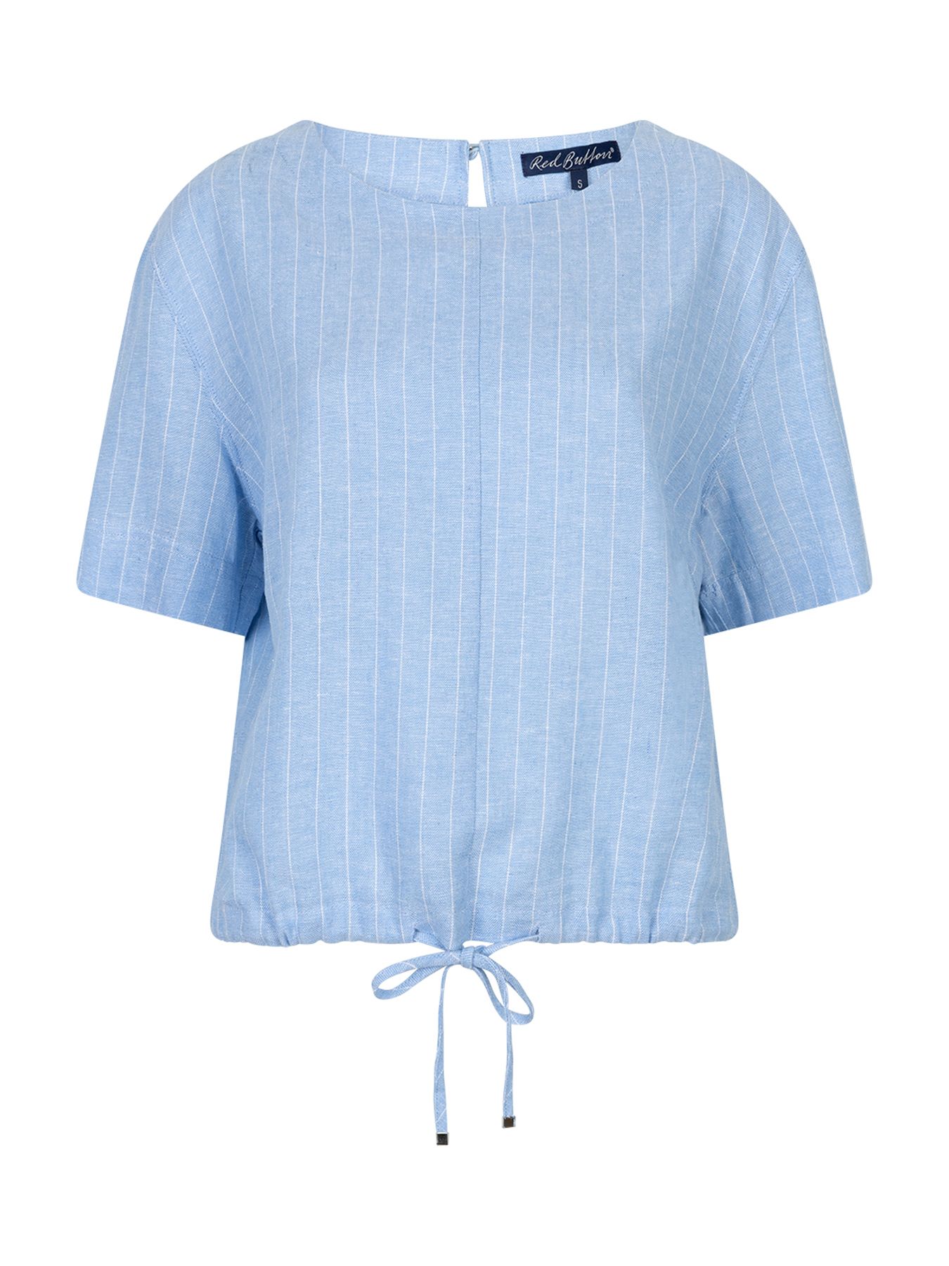 Red Button Skyler Linen/Visc Pinstripe Light Blue31 2900159561026