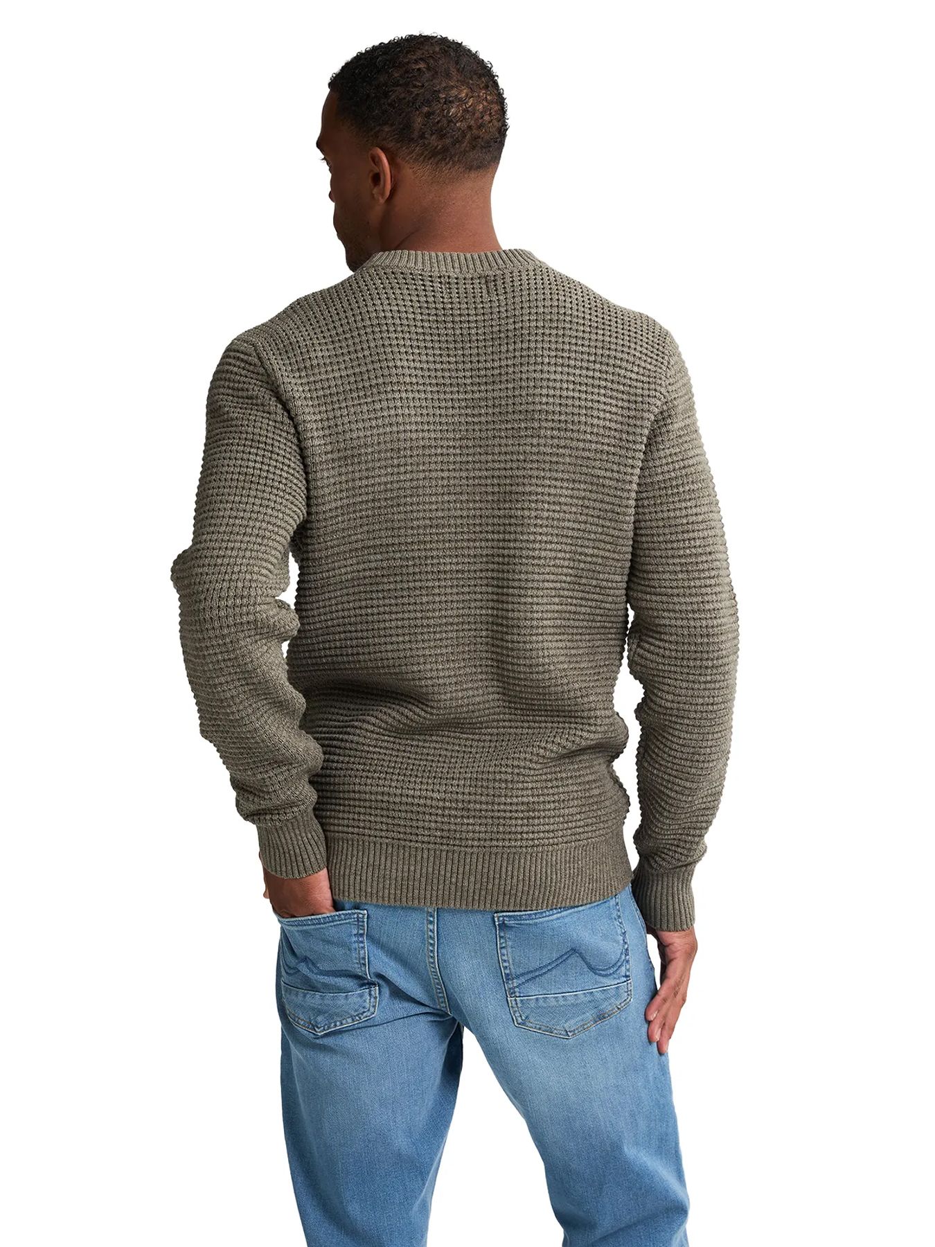 Petrol Industries Men Knitwear Round Neck Basic 6174 mossy stone 2900159574071