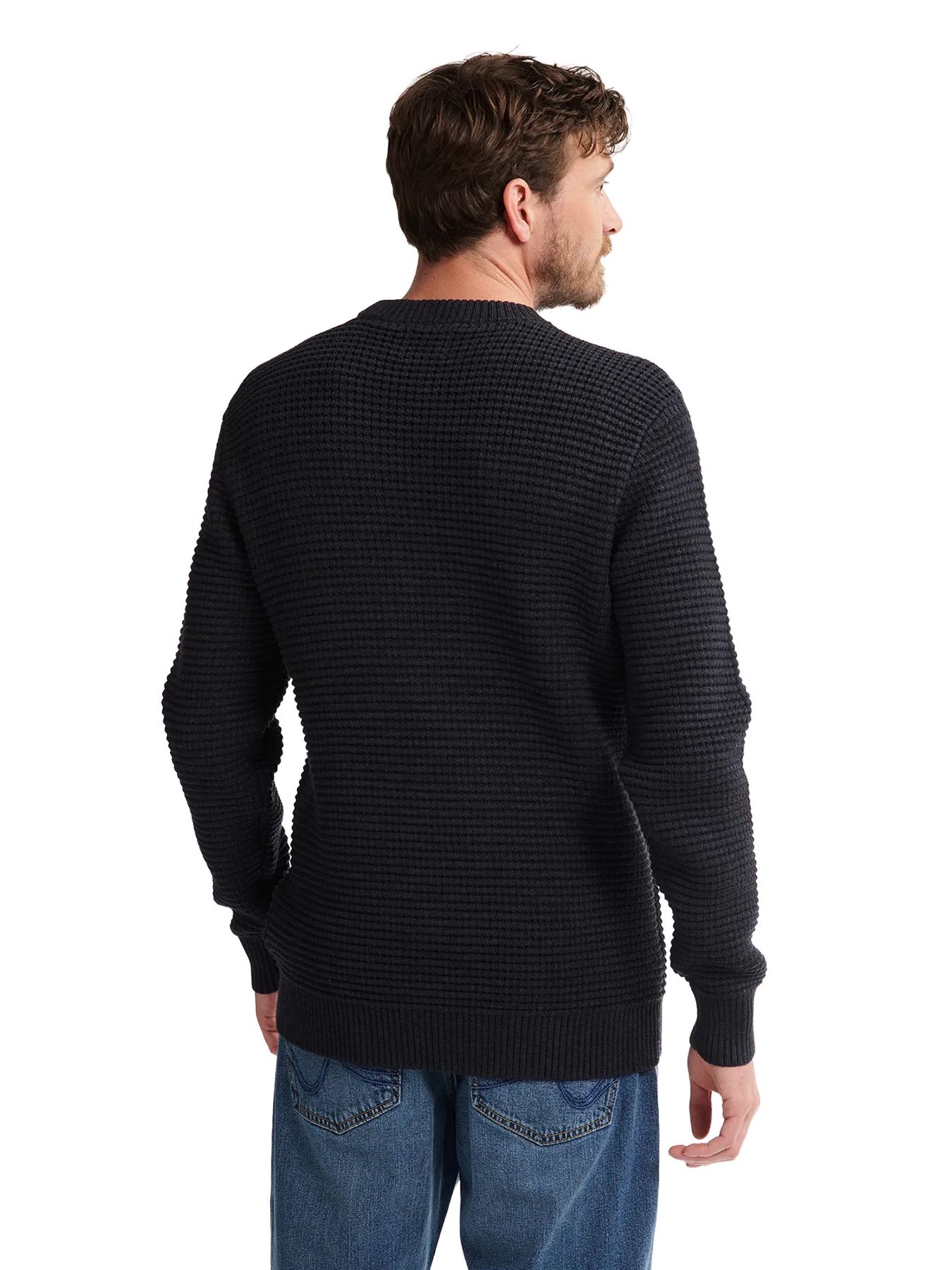 Petrol Industries Men Knitwear Round Neck Basic 9111 deep black 2900159575092