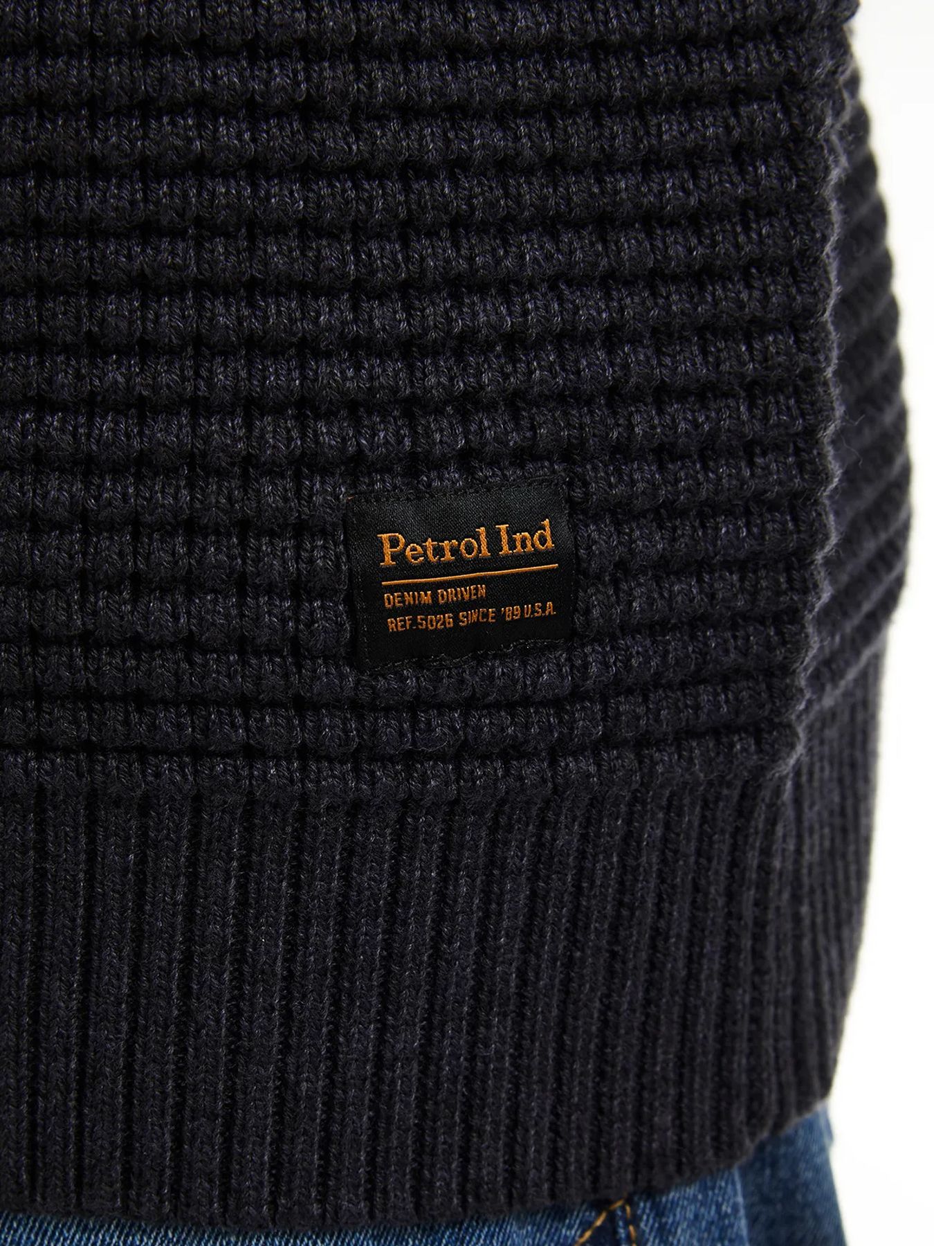 Petrol Industries Men Knitwear Round Neck Basic 9111 deep black 2900159575092