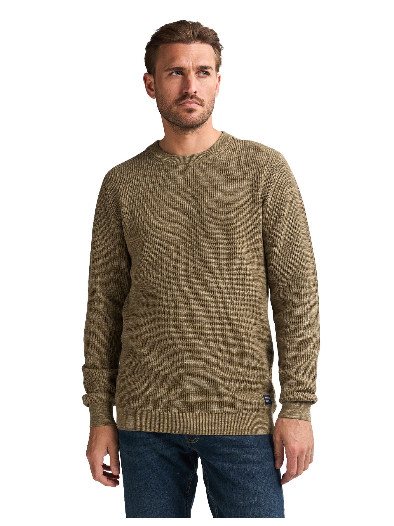 Petrol Industries Men Knitwear Round Neck Basic 7146 tan 2900159579069