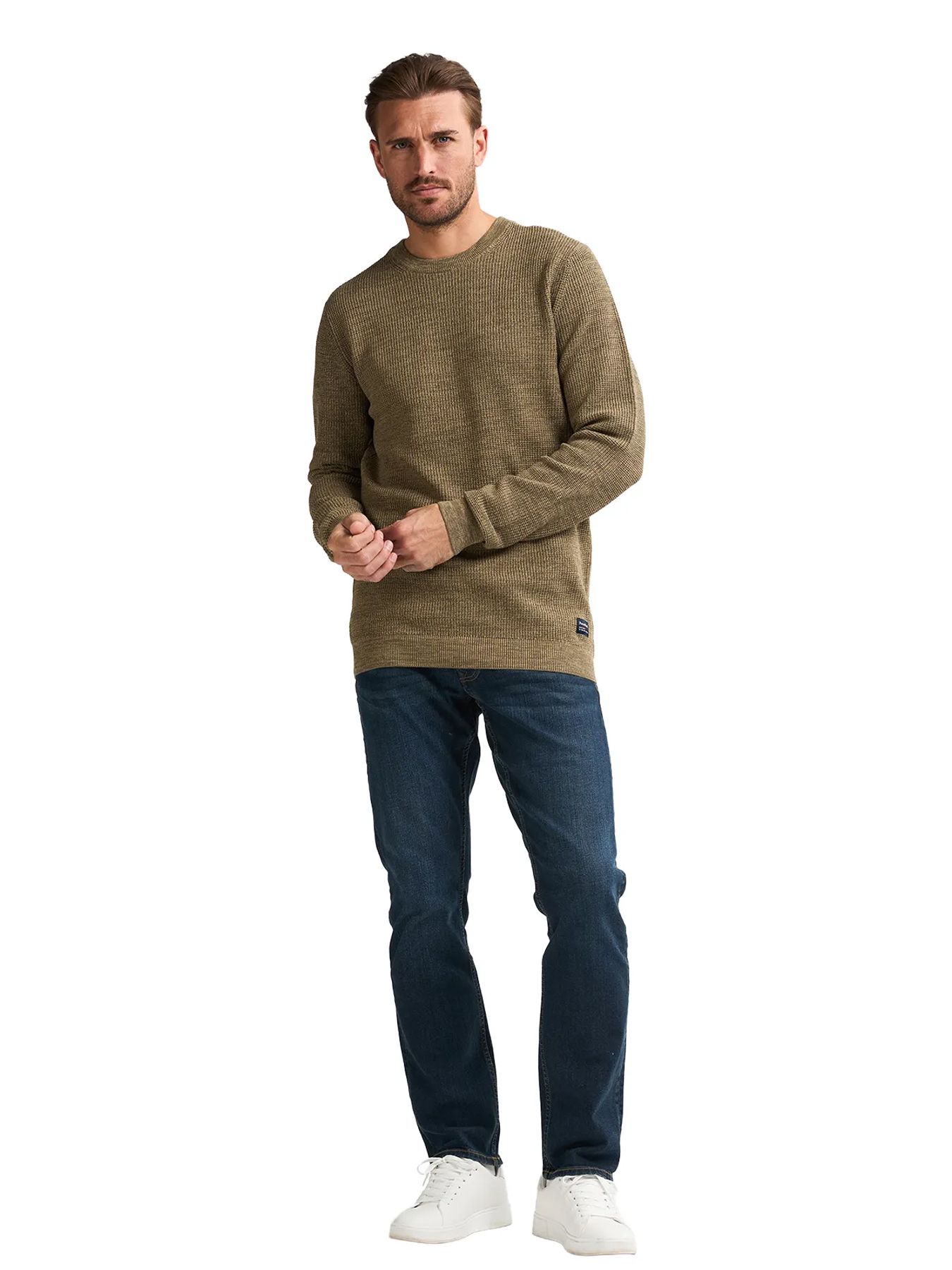 Petrol Industries Men Knitwear Round Neck Basic 7146 tan 2900159579083