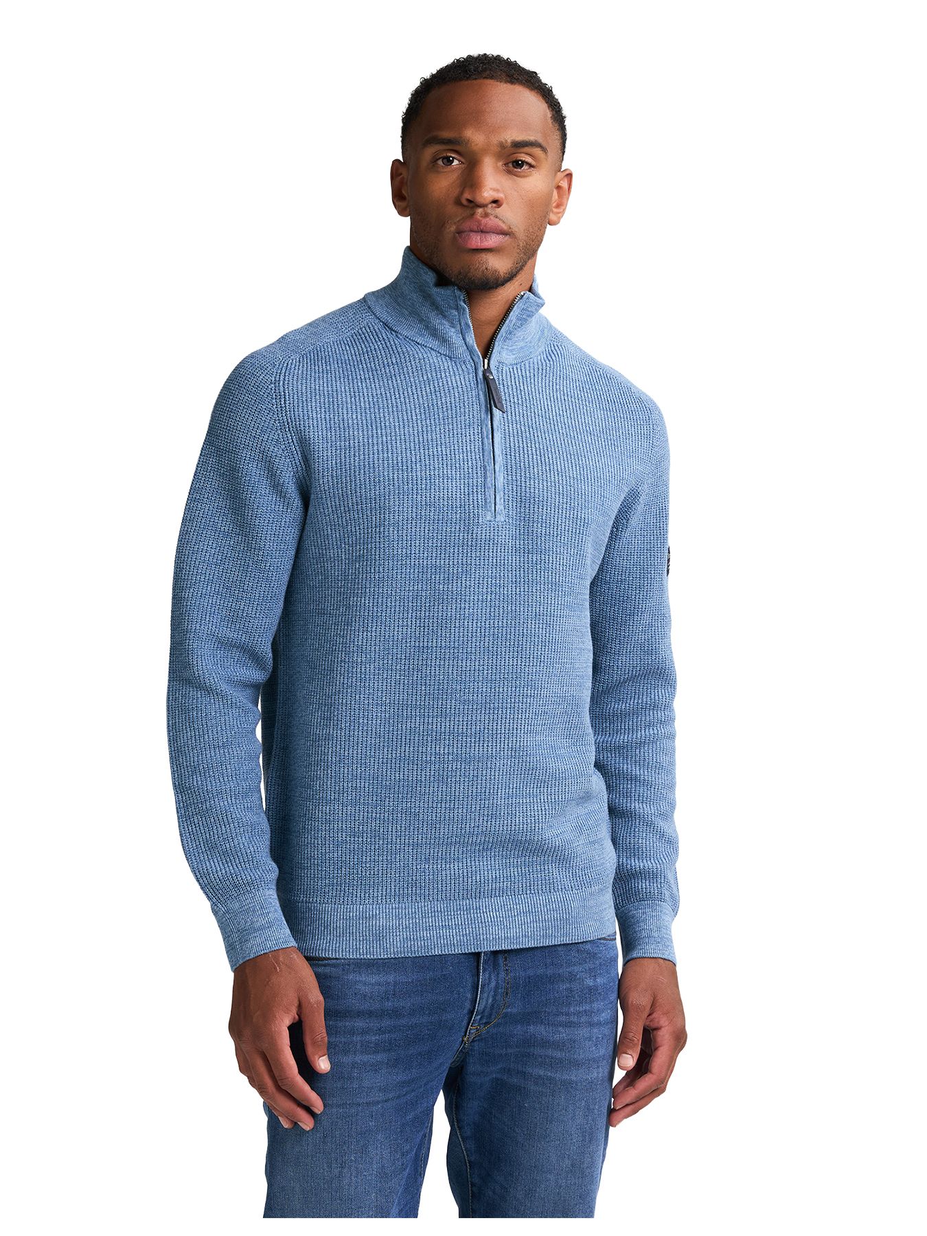 Petrol Industries Men Knitwear Collar 5187 pale blue 2900159581086