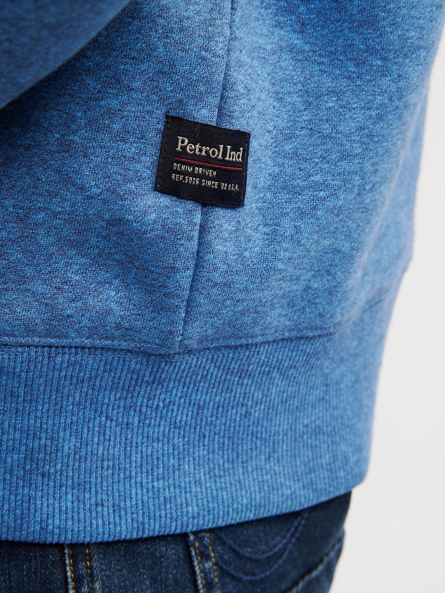 Petrol Industries Men Sweater Hooded Zip 5190 indie blue 2900159588078