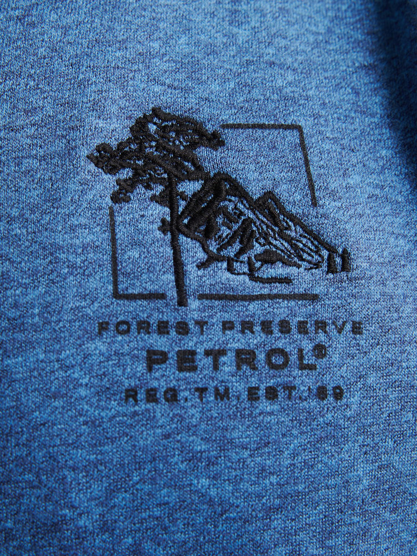 Petrol Industries Men Sweater Hooded Zip 5190 indie blue 2900159588078