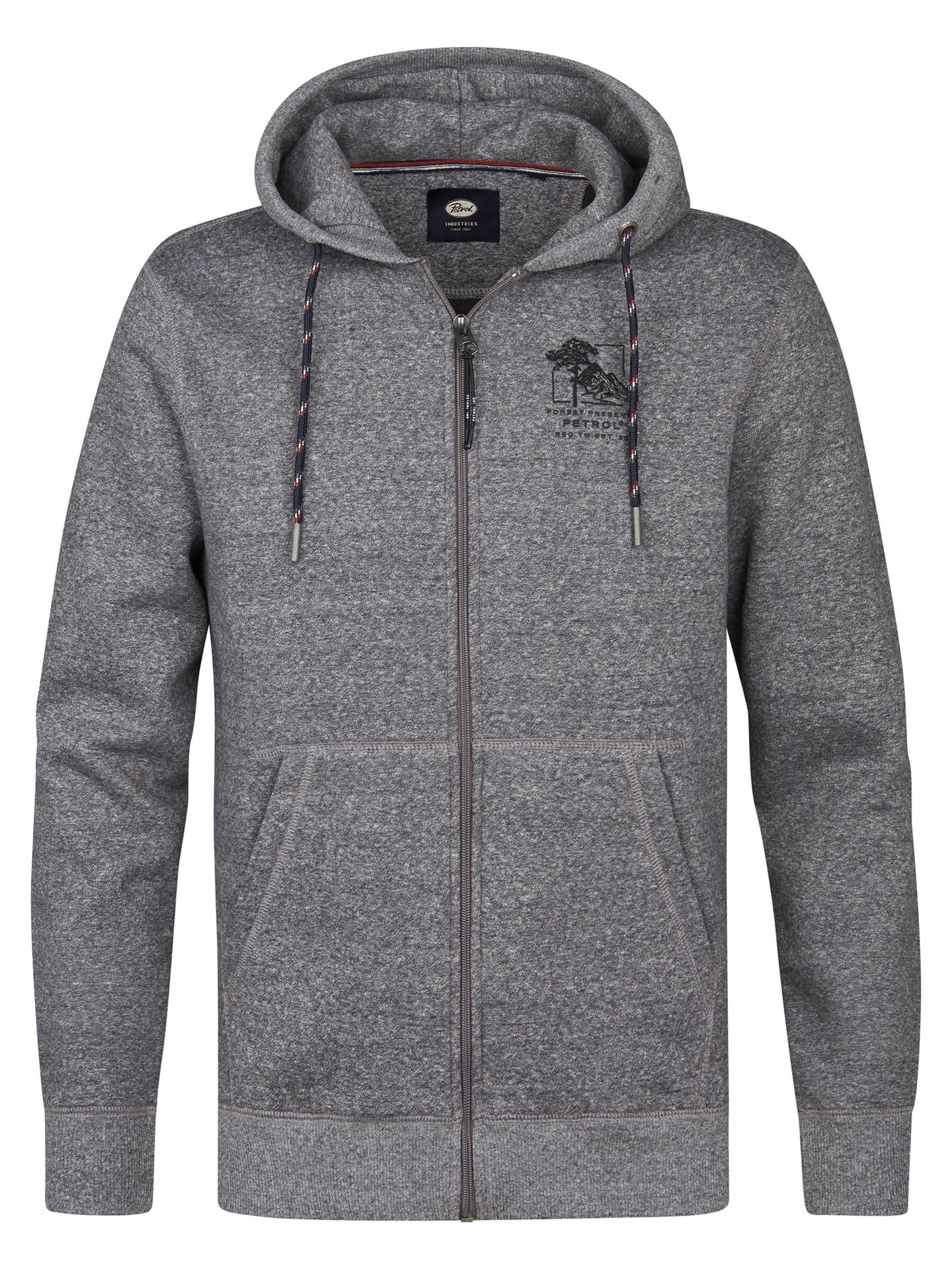 Petrol Industries Men Sweater Hooded Zip 9112 gunmetal 2900159589099