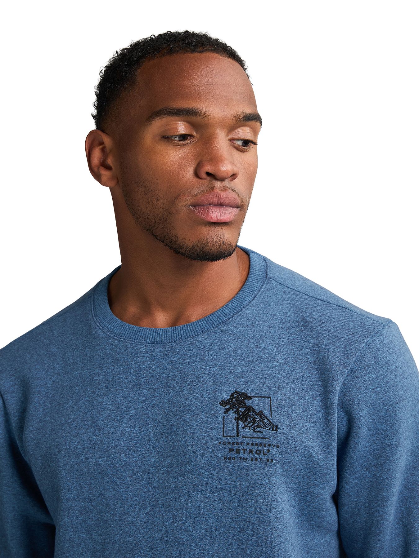 Petrol Industries Men Sweater Round Neck 5190 indie blue 2900159590071