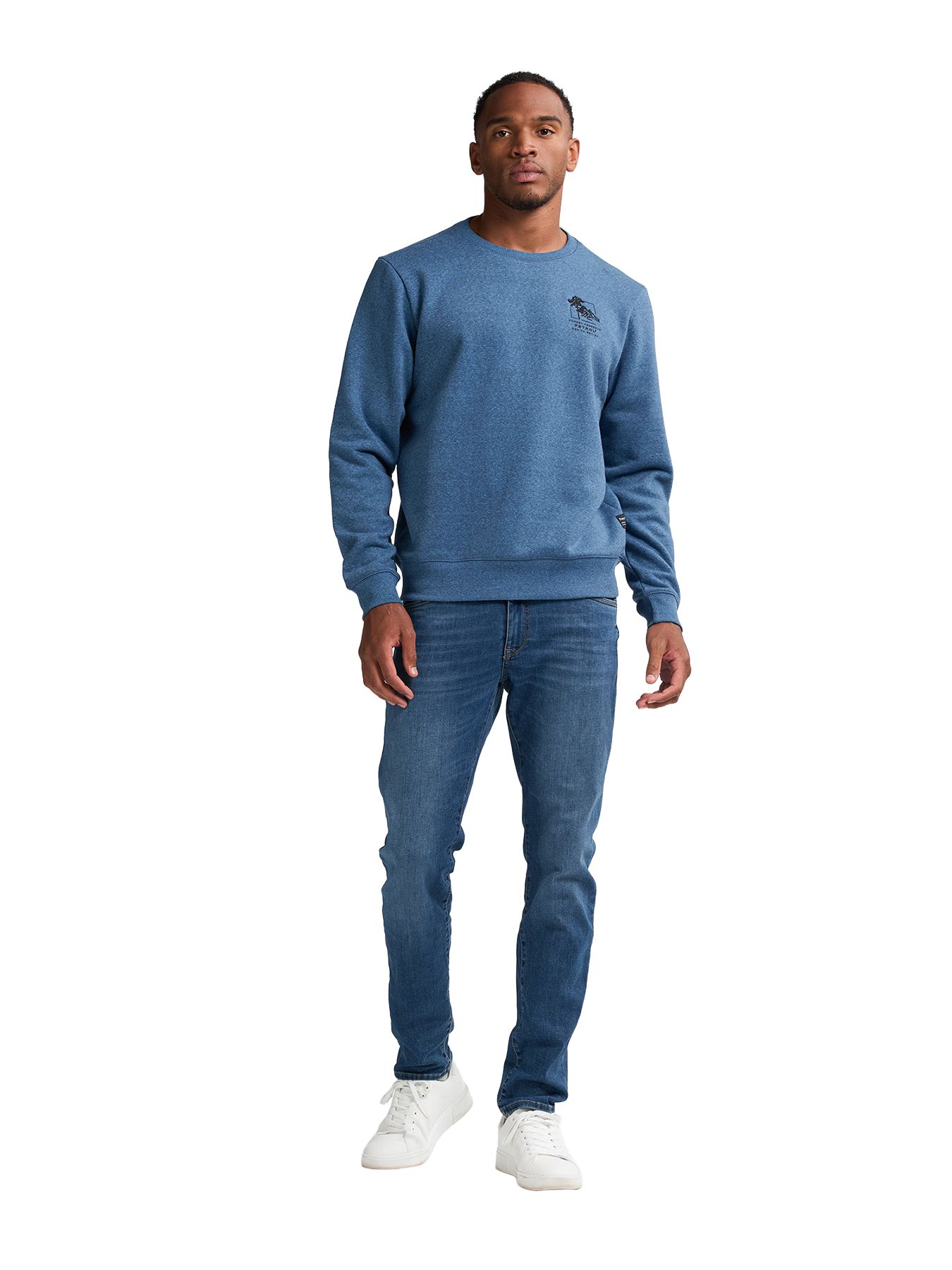 Petrol Industries Men Sweater Round Neck 5190 indie blue 2900159590071