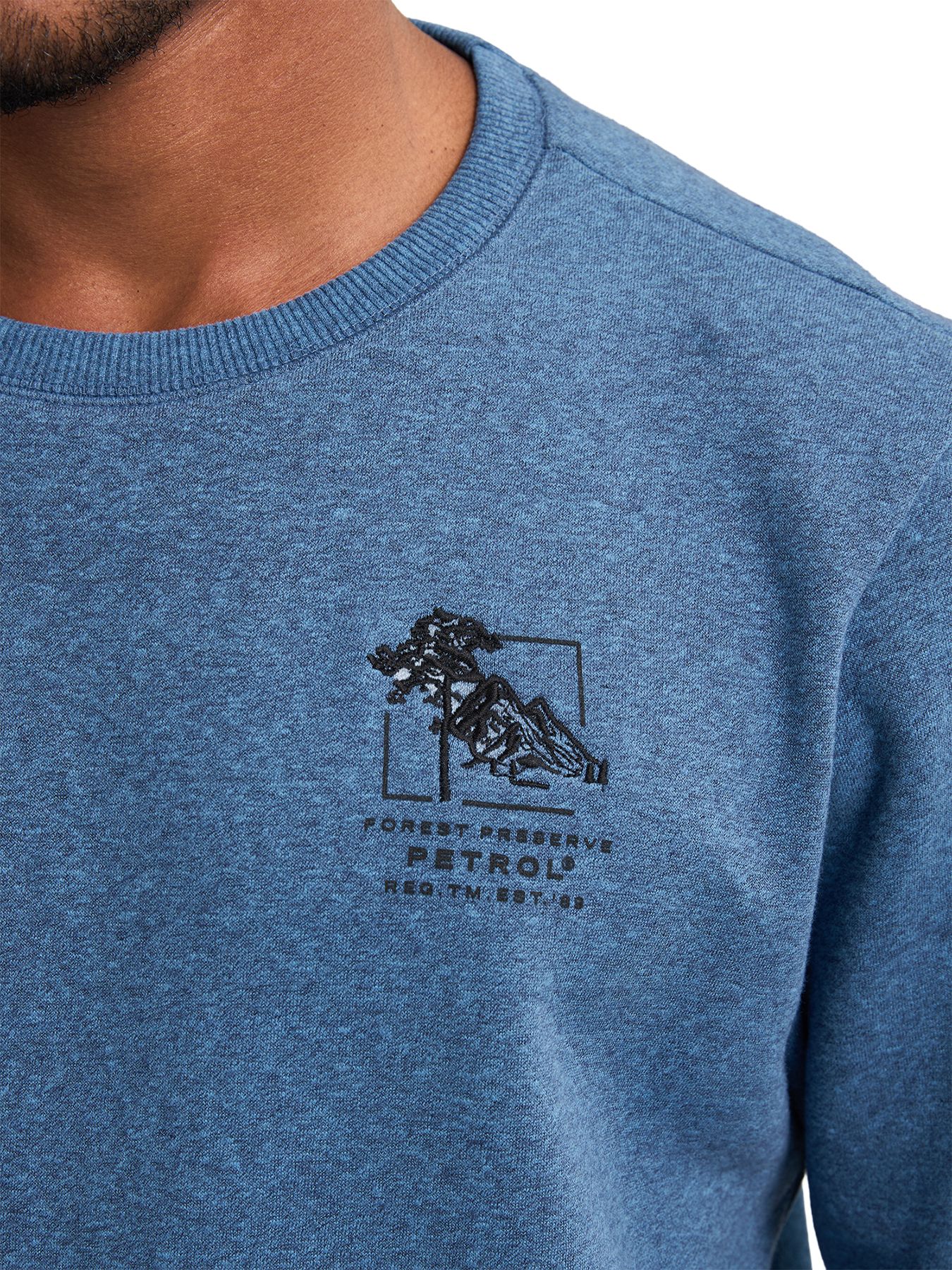 Petrol Industries Men Sweater Round Neck 5190 indie blue 2900159590071